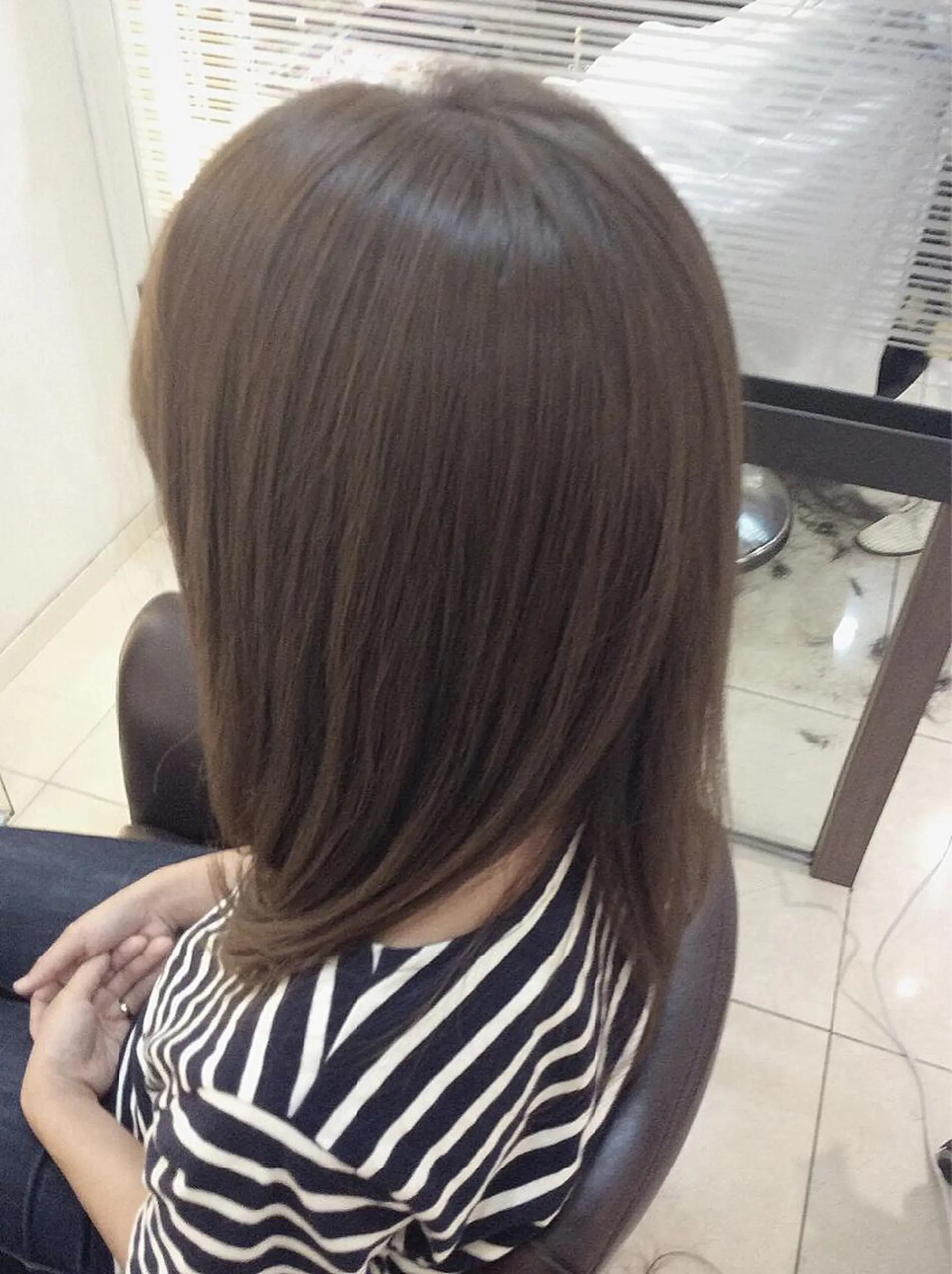 ロング カラー グレージュ 似合わせ/代表 髪質改善/山田将大のヘアスタイル