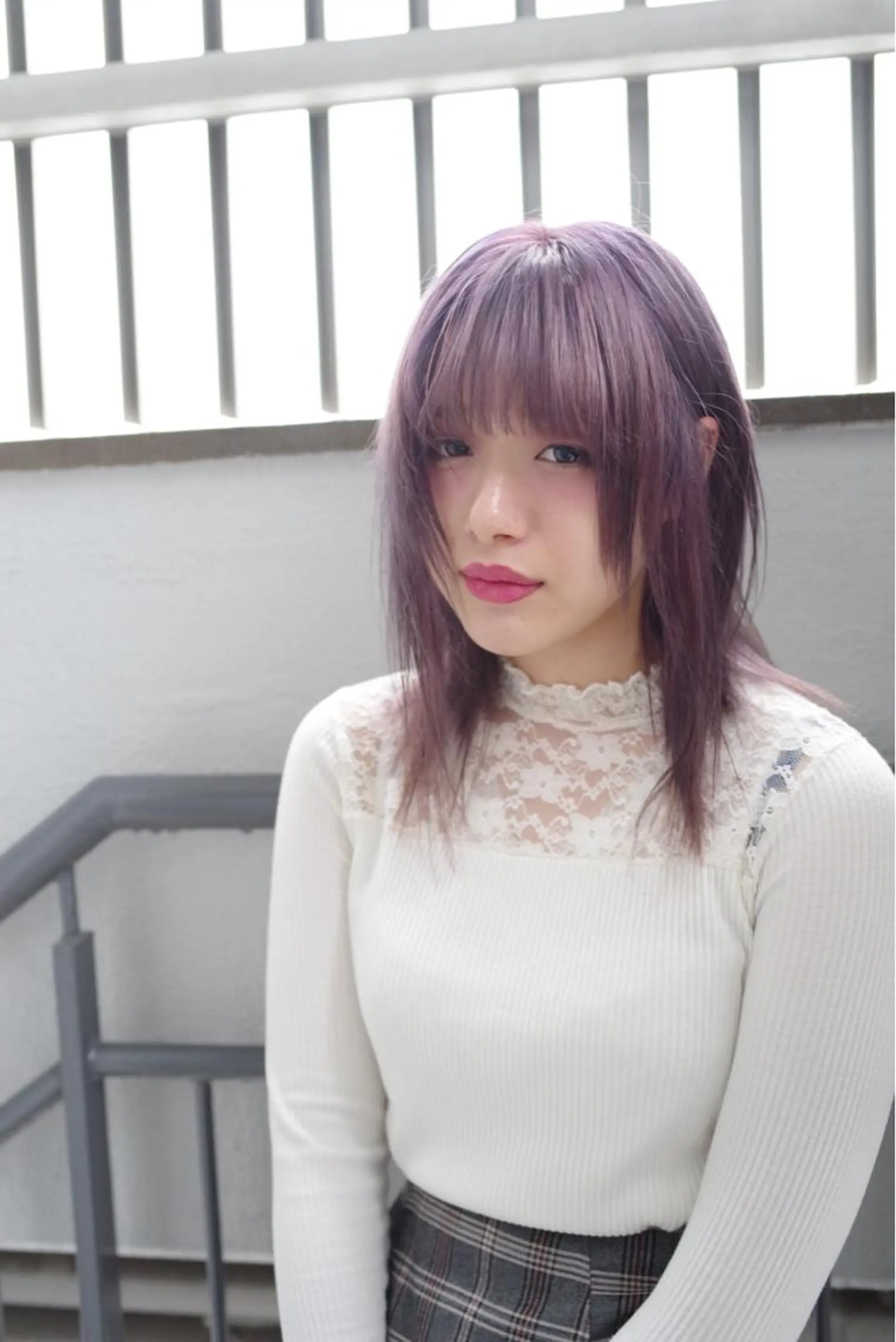 カラー ハイトーン/レイヤー /ケアブリーチ石川治のヘアスタイル