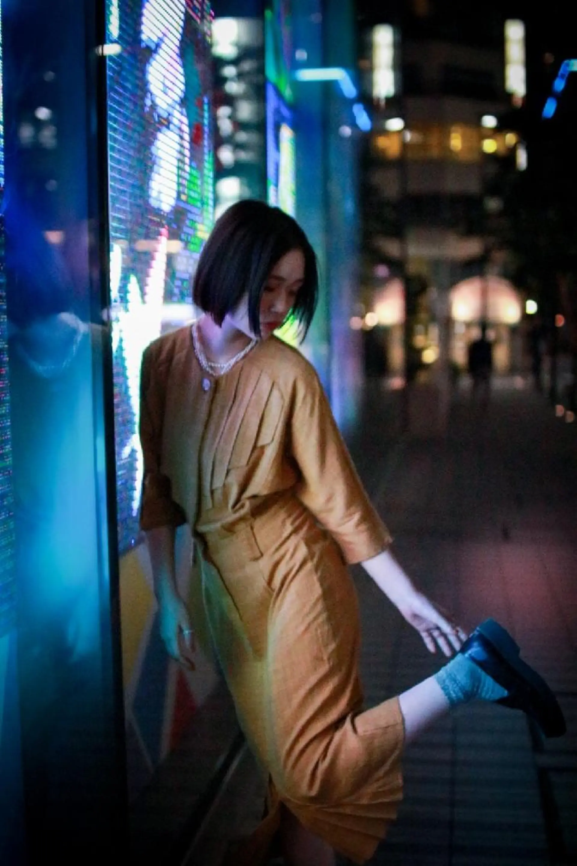 ミディアム Roji 米田 真一のヘアスタイル