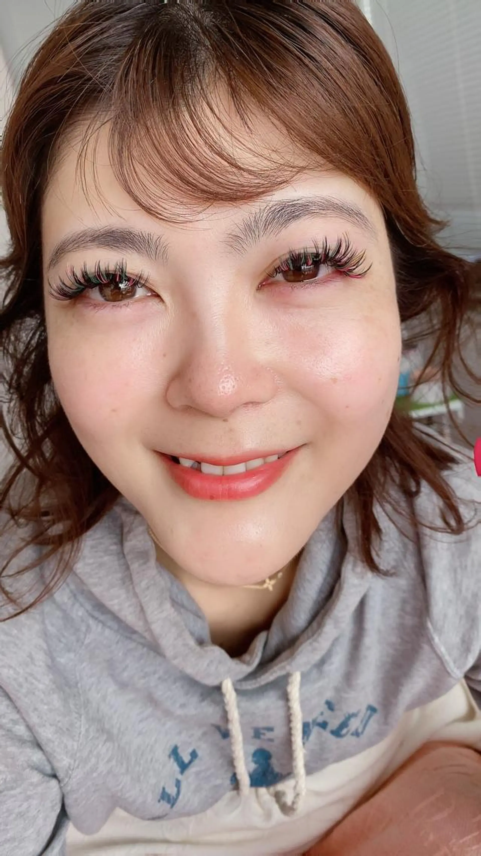 パーマ マツエク・マツパ アイブロウ 眉カラー カラーマツエク 神山 ビューティー・アイのマツエク・マツパデザイン