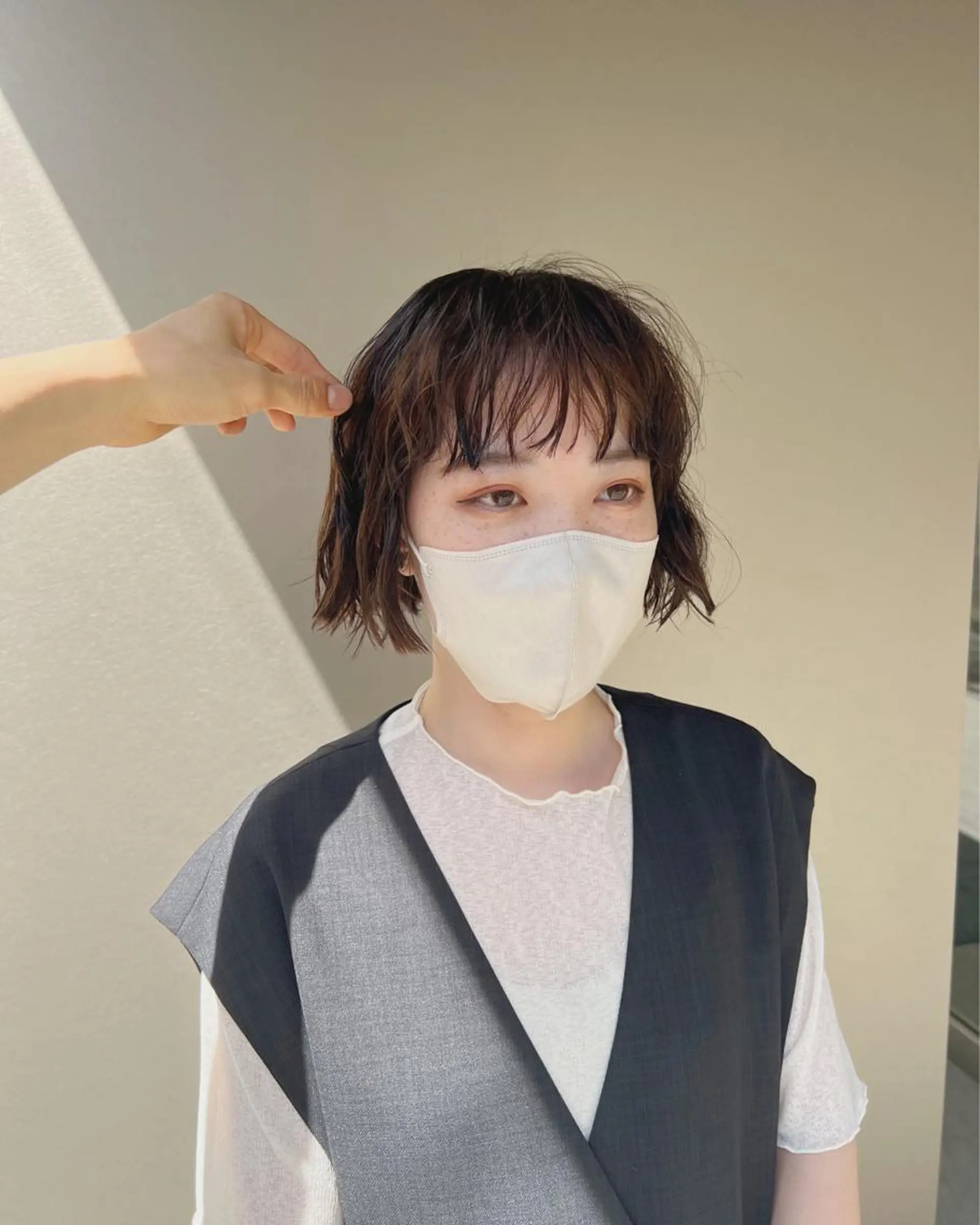 パーマ ボブパーマコテ巻き風 パーマNo1深江秀平のヘアスタイル