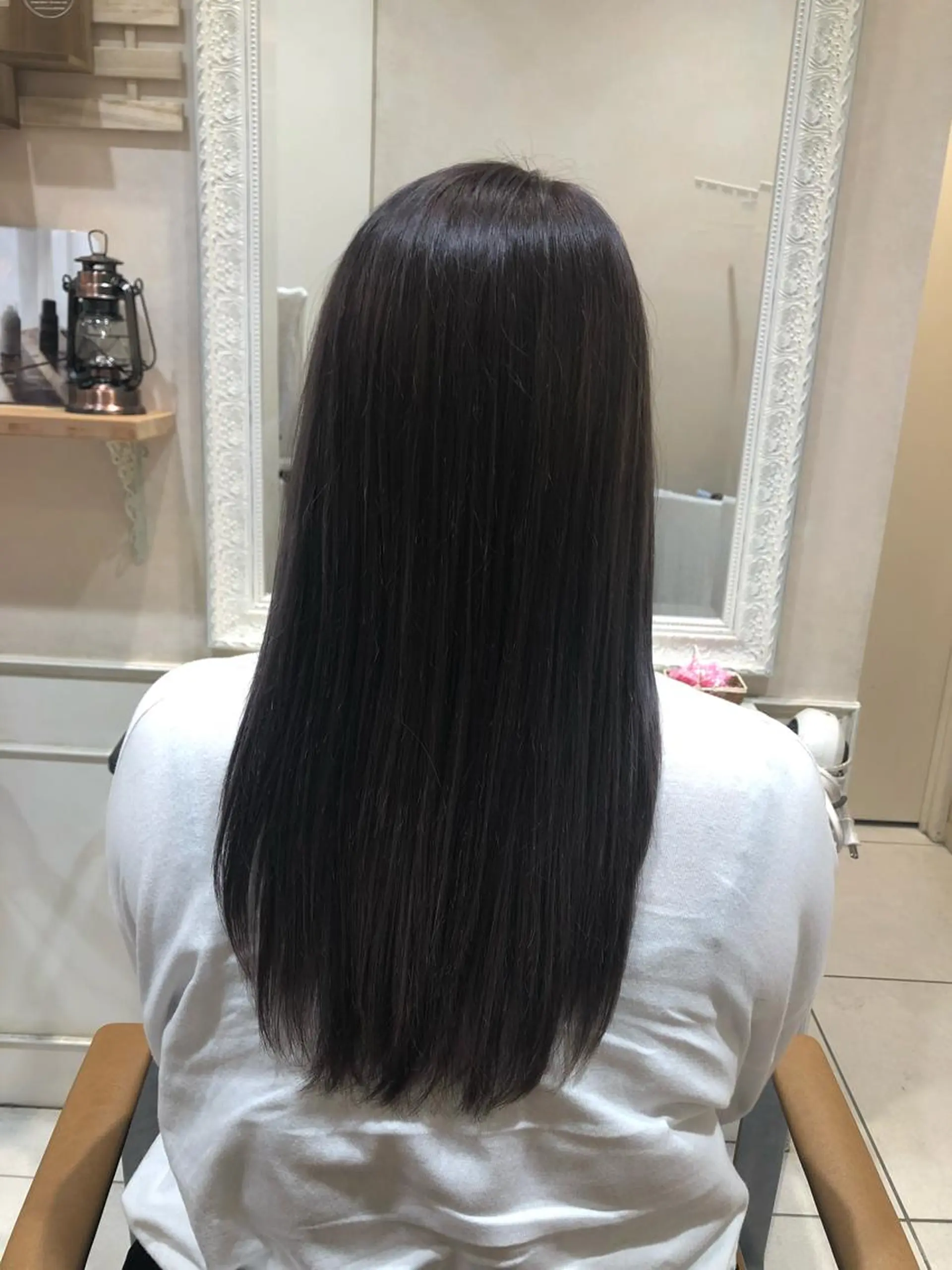 ロング カラー イルミナカラー カット 縮毛矯正 トリートメント ツヤ髪カラー💎 佐藤あきのヘアスタイル