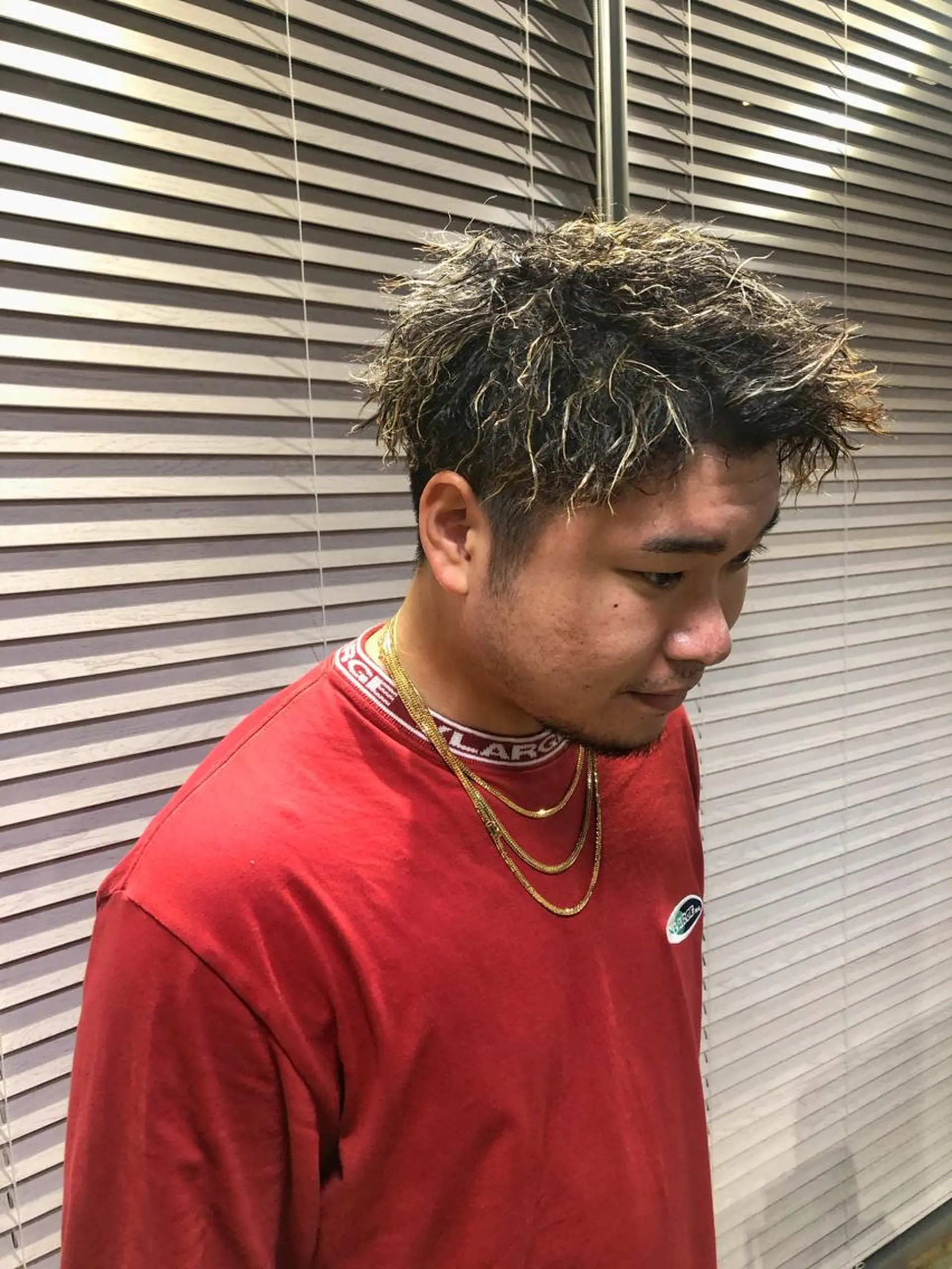 ショート カラー パーマ ヘアアレンジ メンズ ヘアカラー トリートメント 💎髪質改善特化💎 RUITOのヘアスタイル