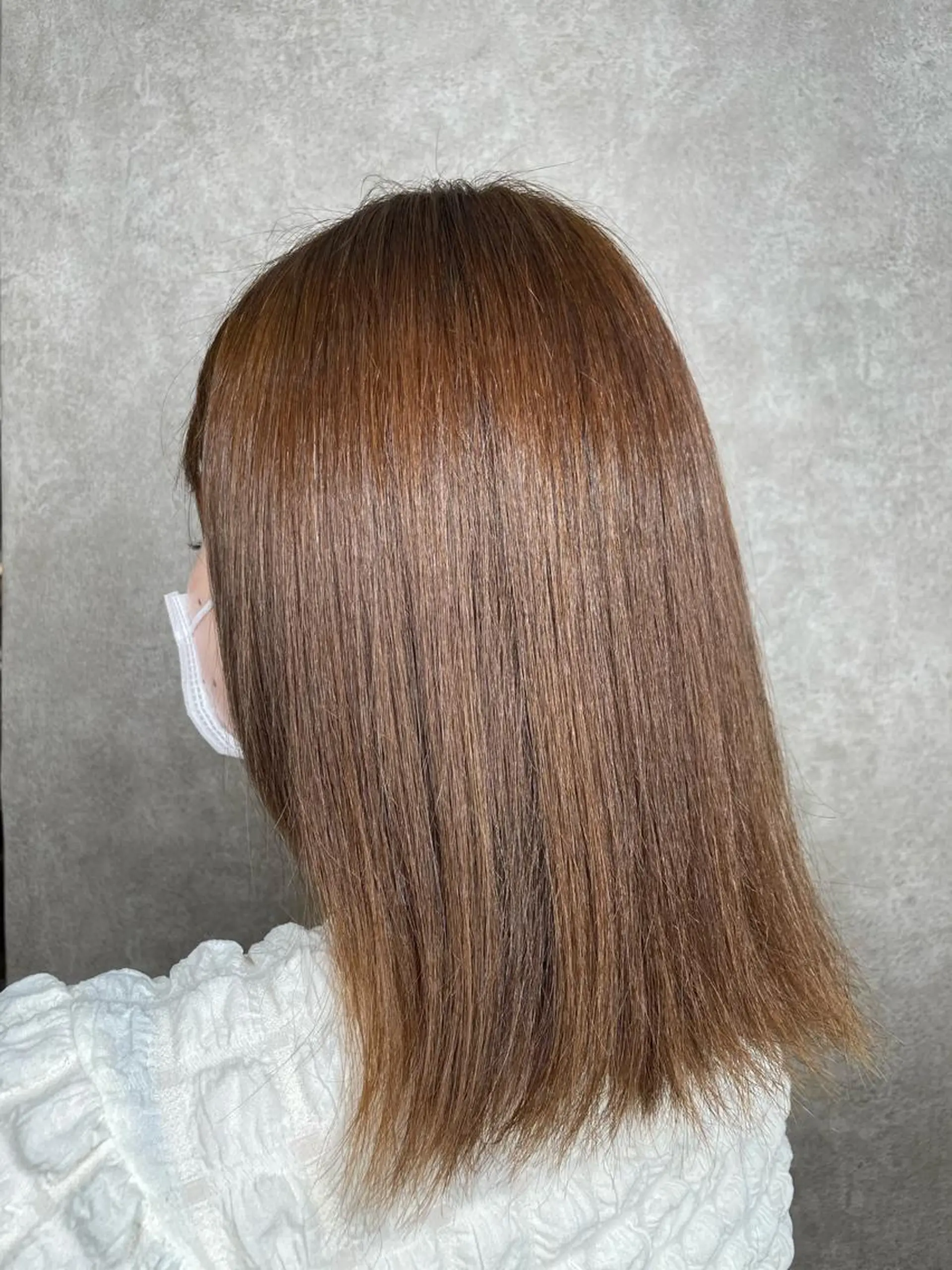 セミロング カラー ブラウンカラー 加藤 聖也のヘアスタイル