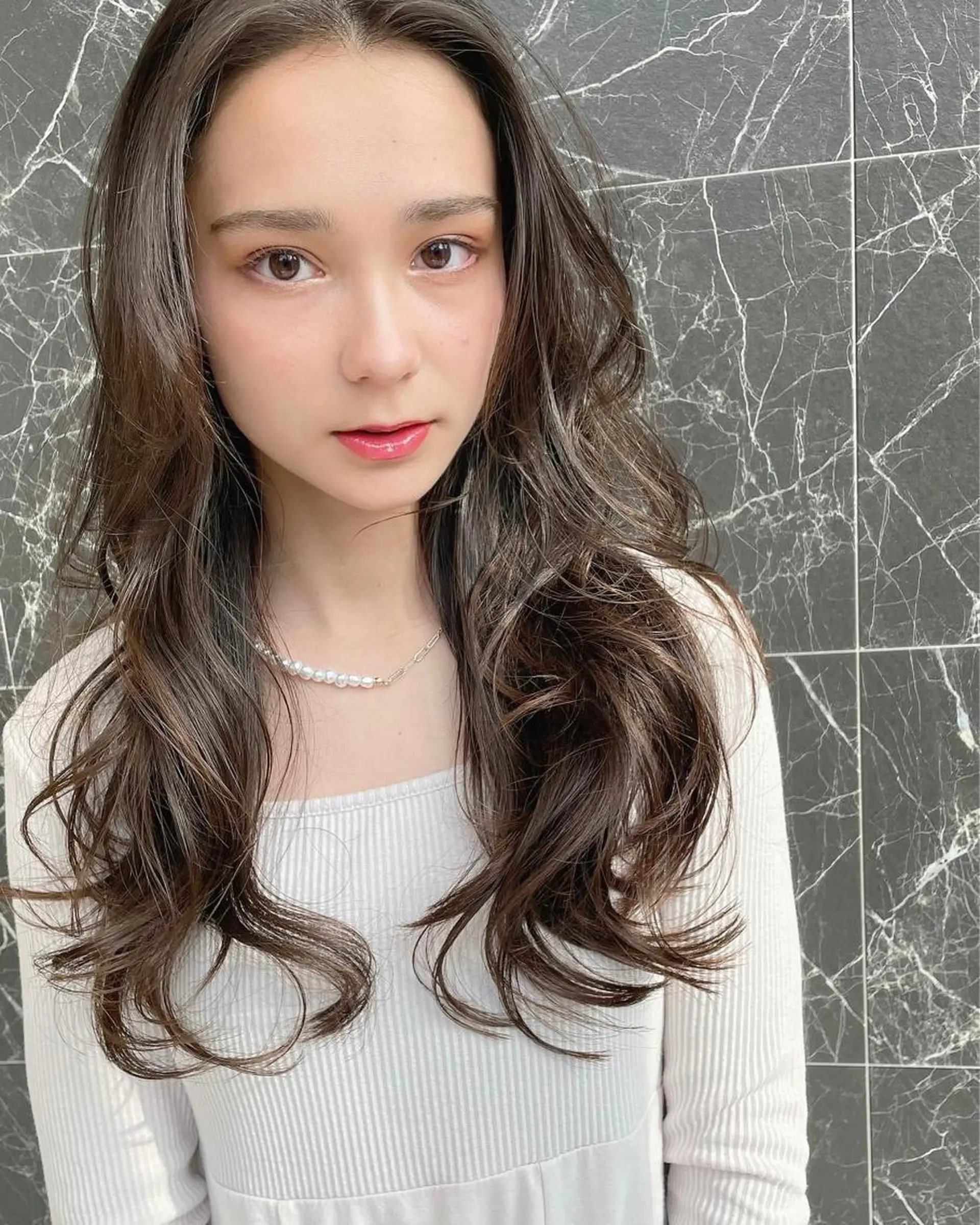 ロング カラー チダアキフミ Ash大森のヘアスタイル
