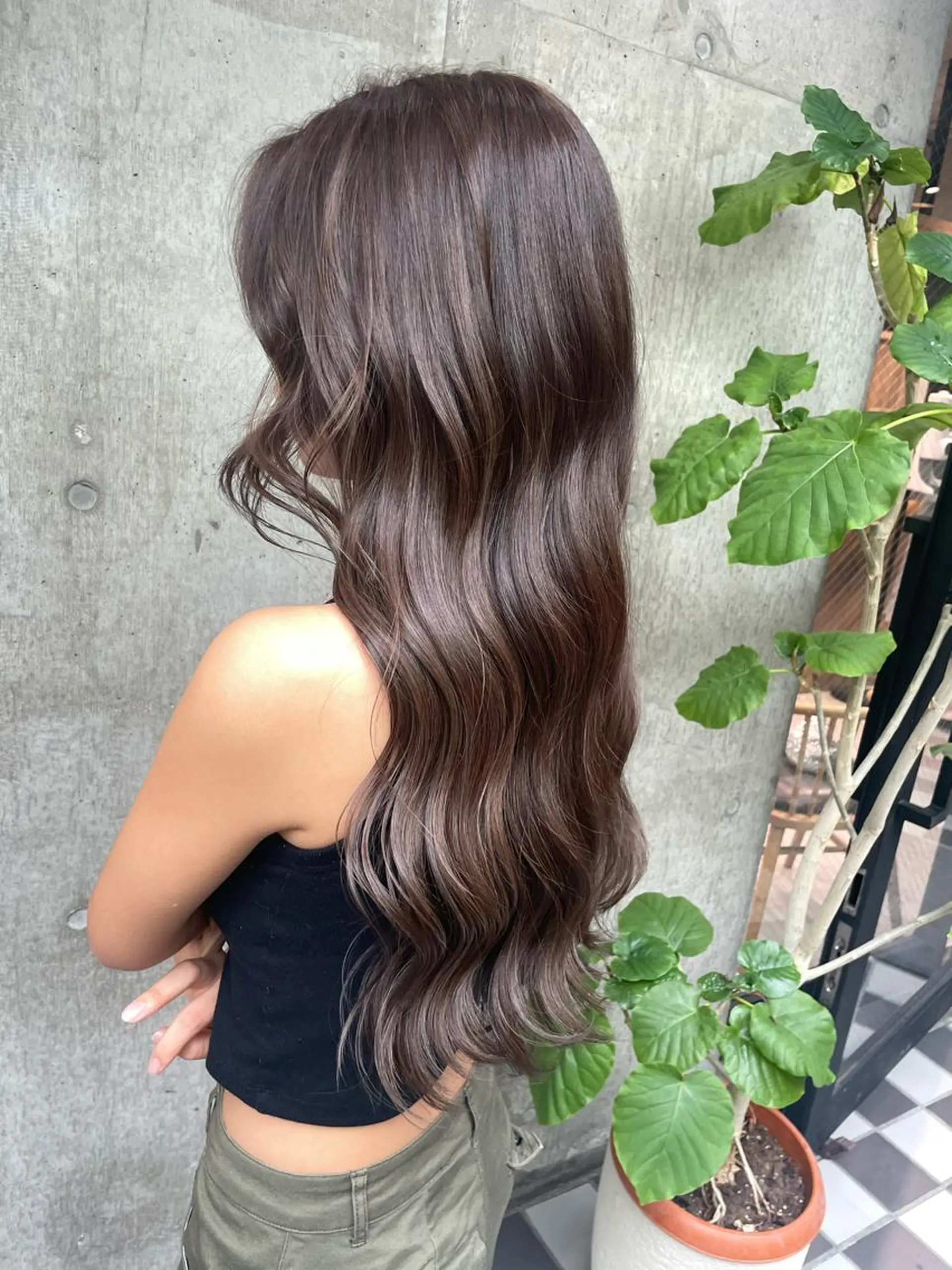 ロング 🫧ハイライトカラー 🫧 𝓜𝓘𝓤のヘアスタイル