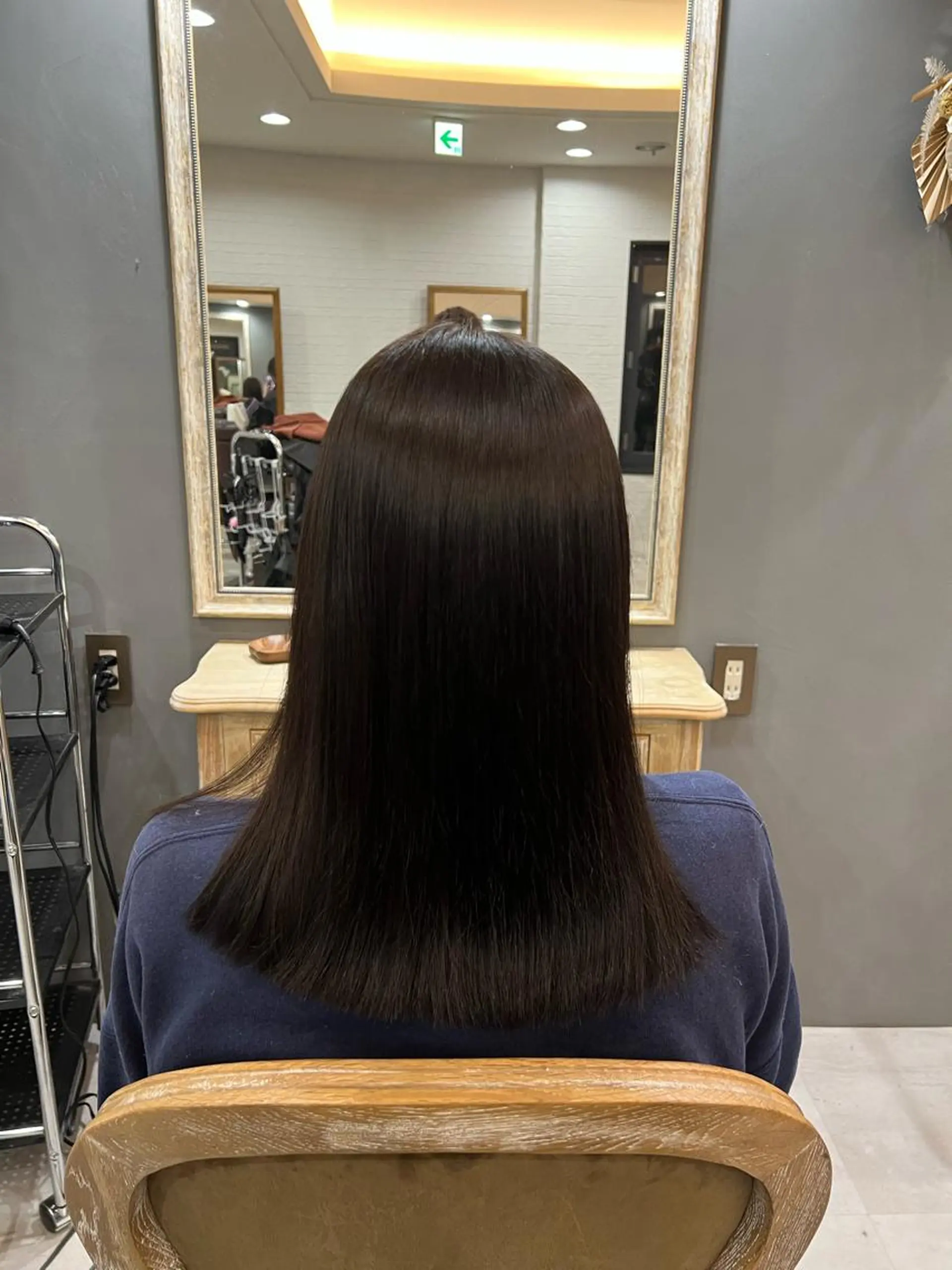 セミロング カラー 髪質改善ストレート Kantaのヘアスタイル