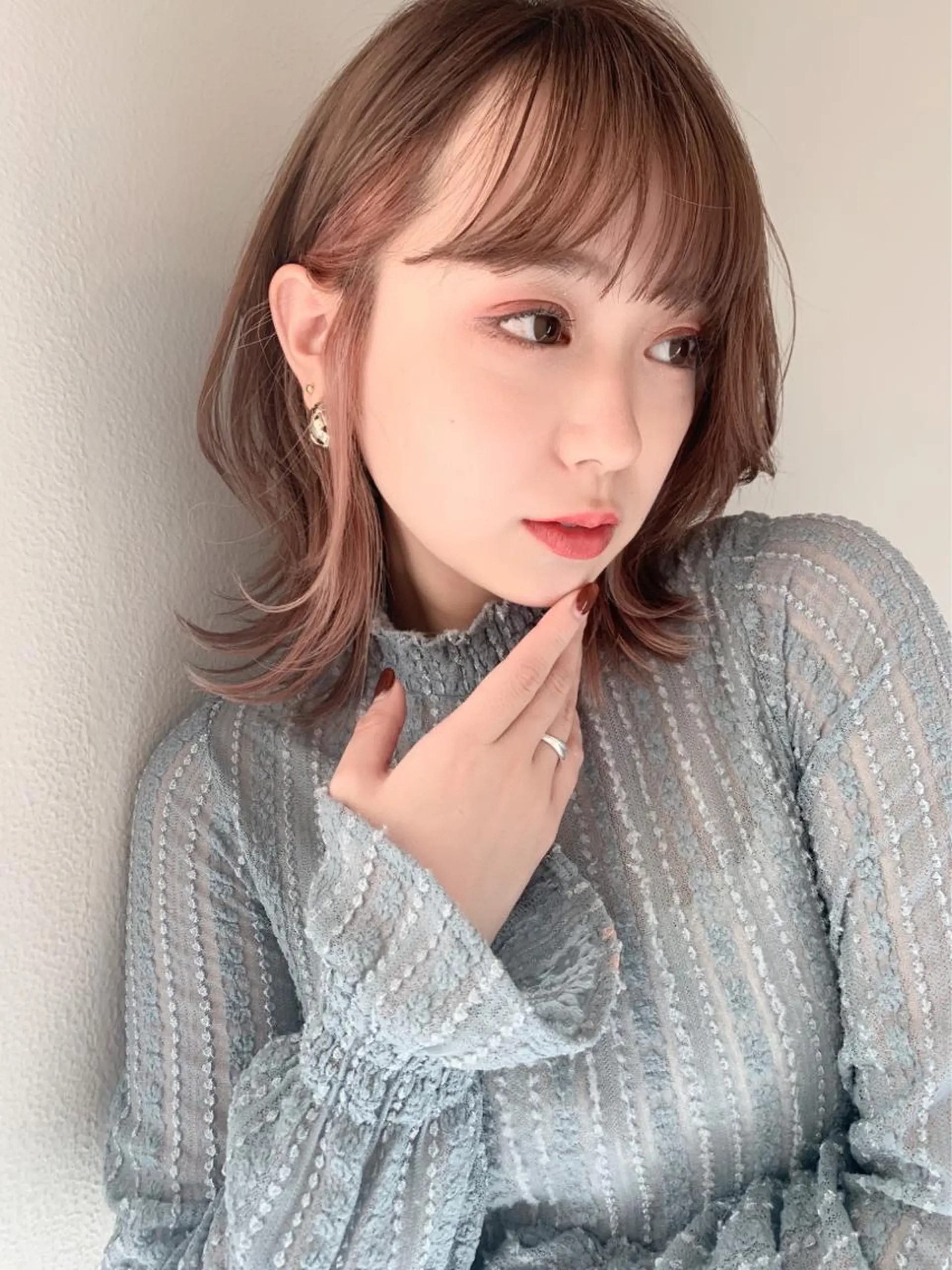 ミディアム カラー 髪質改善☆ 縮毛矯正miyuのヘアスタイル