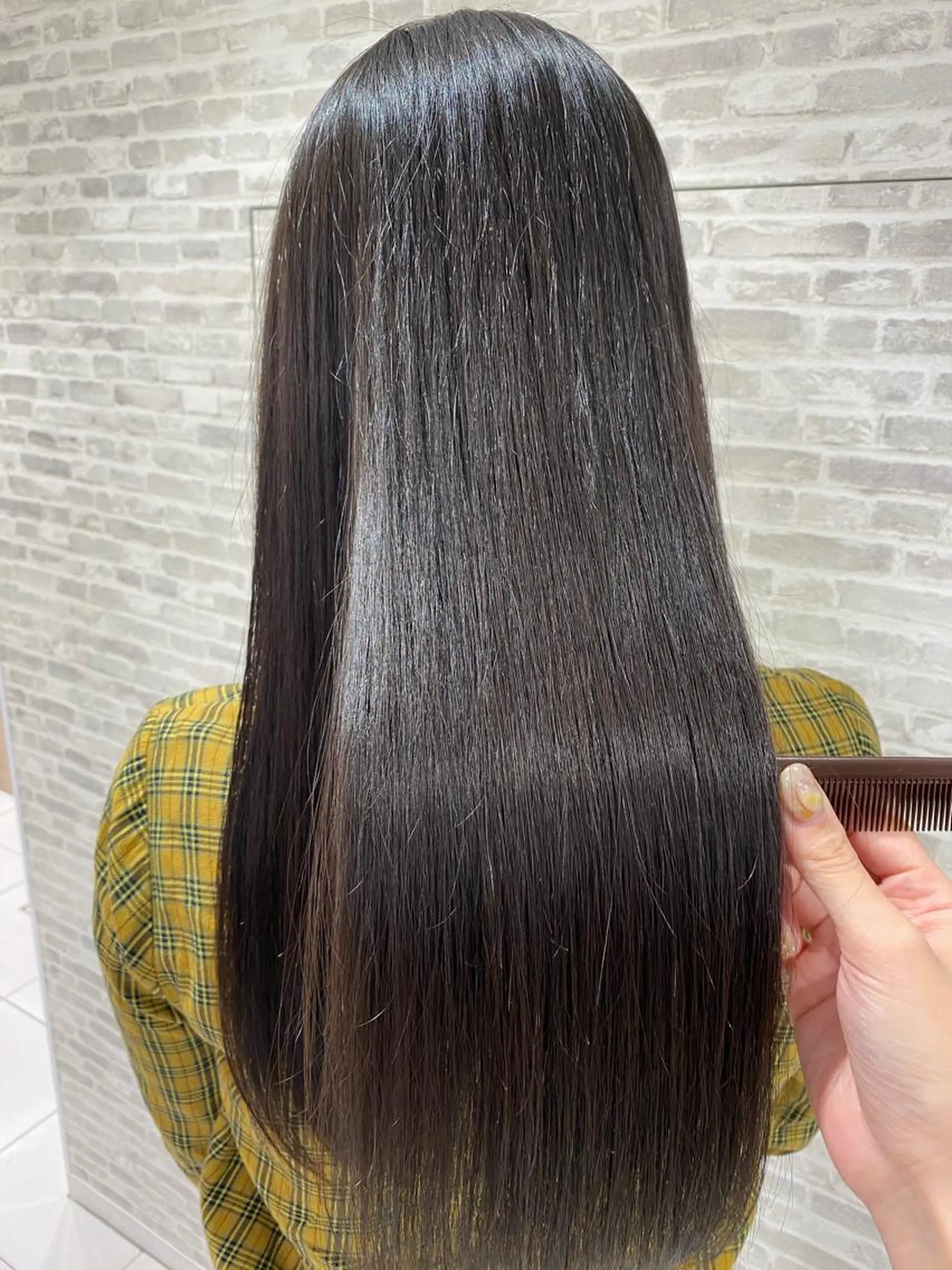 セミロング ✨圧倒的ツヤ髪✨ 小野あすかのヘアスタイル