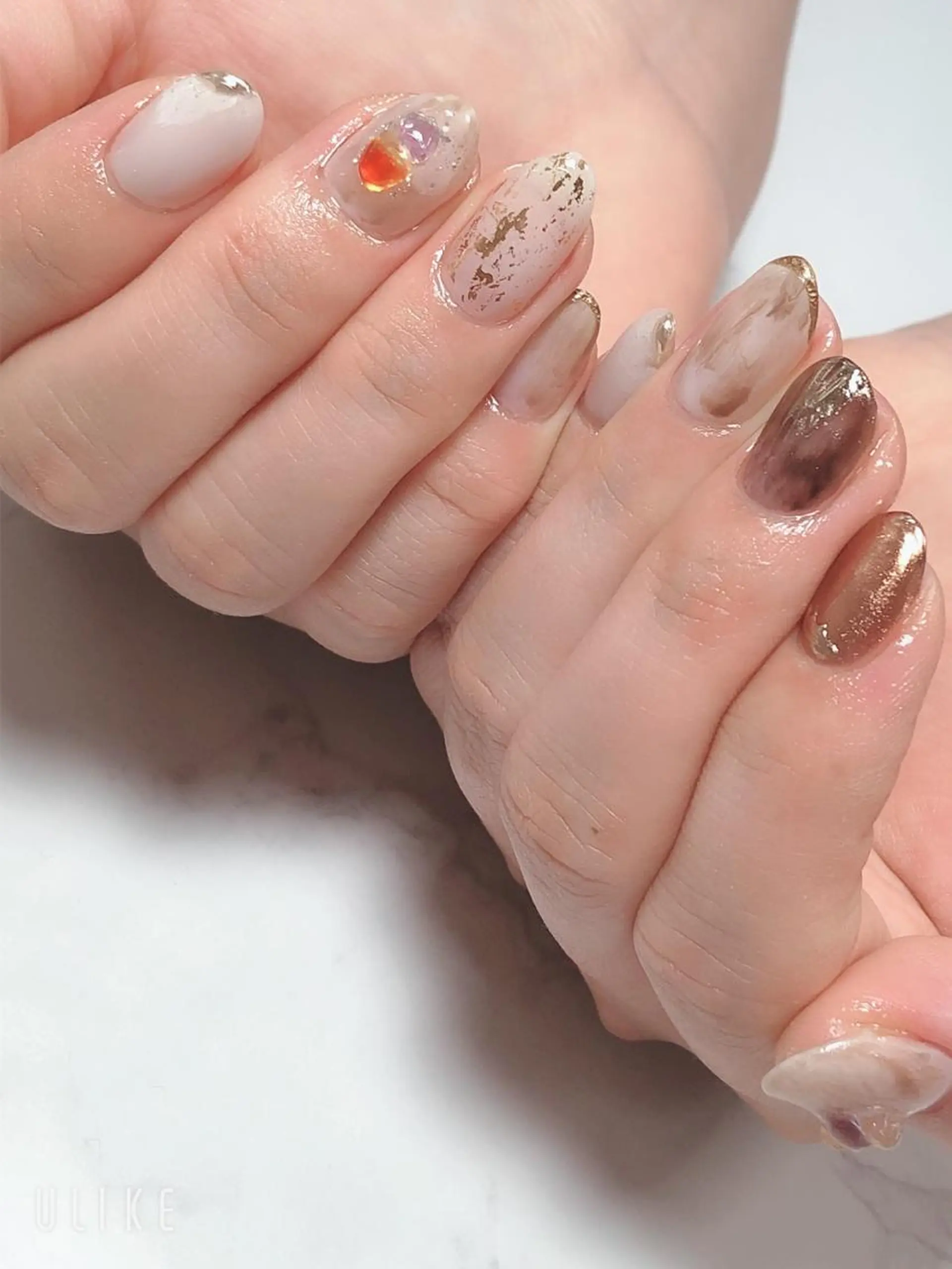 ネイル ニュアンスネイル Nailsalon Luanaのネイルデザイン