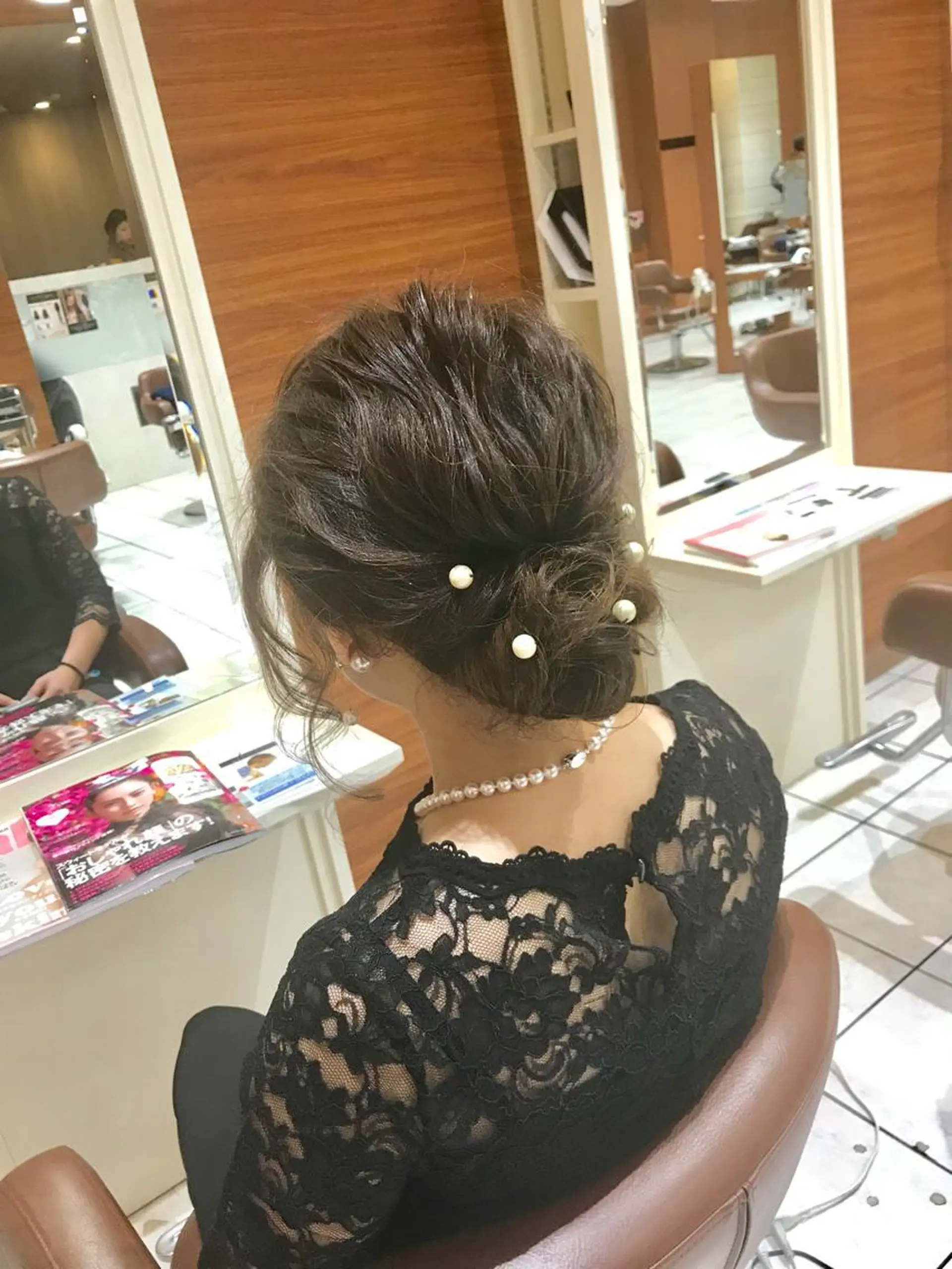 ロング カラー ヘアアレンジ テラモト カズヨシのヘアスタイル