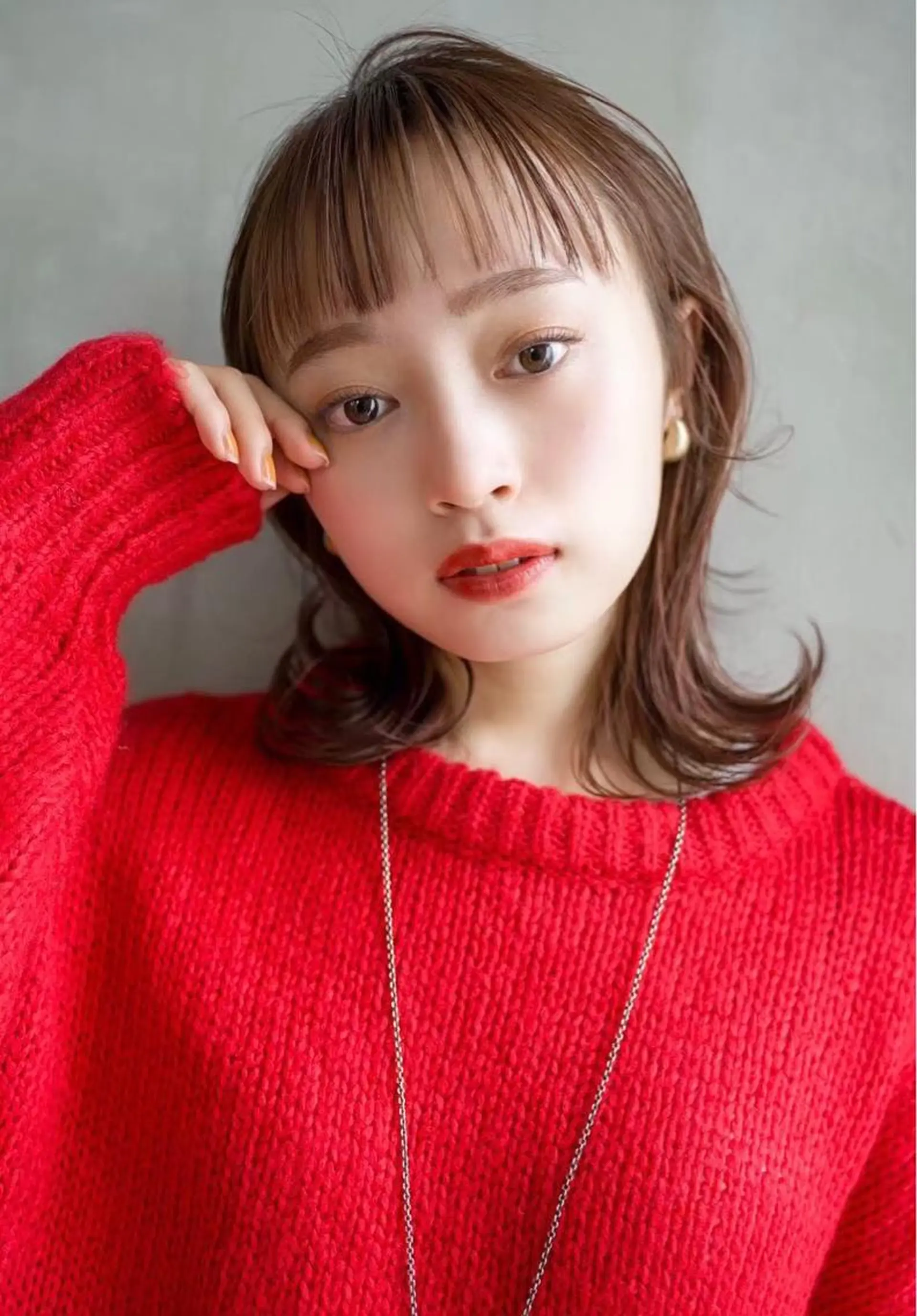 ミディアム デザインカット レイヤーカット カット 💙MAI💙ウルフ レイヤー🦋月火限定のヘアスタイル