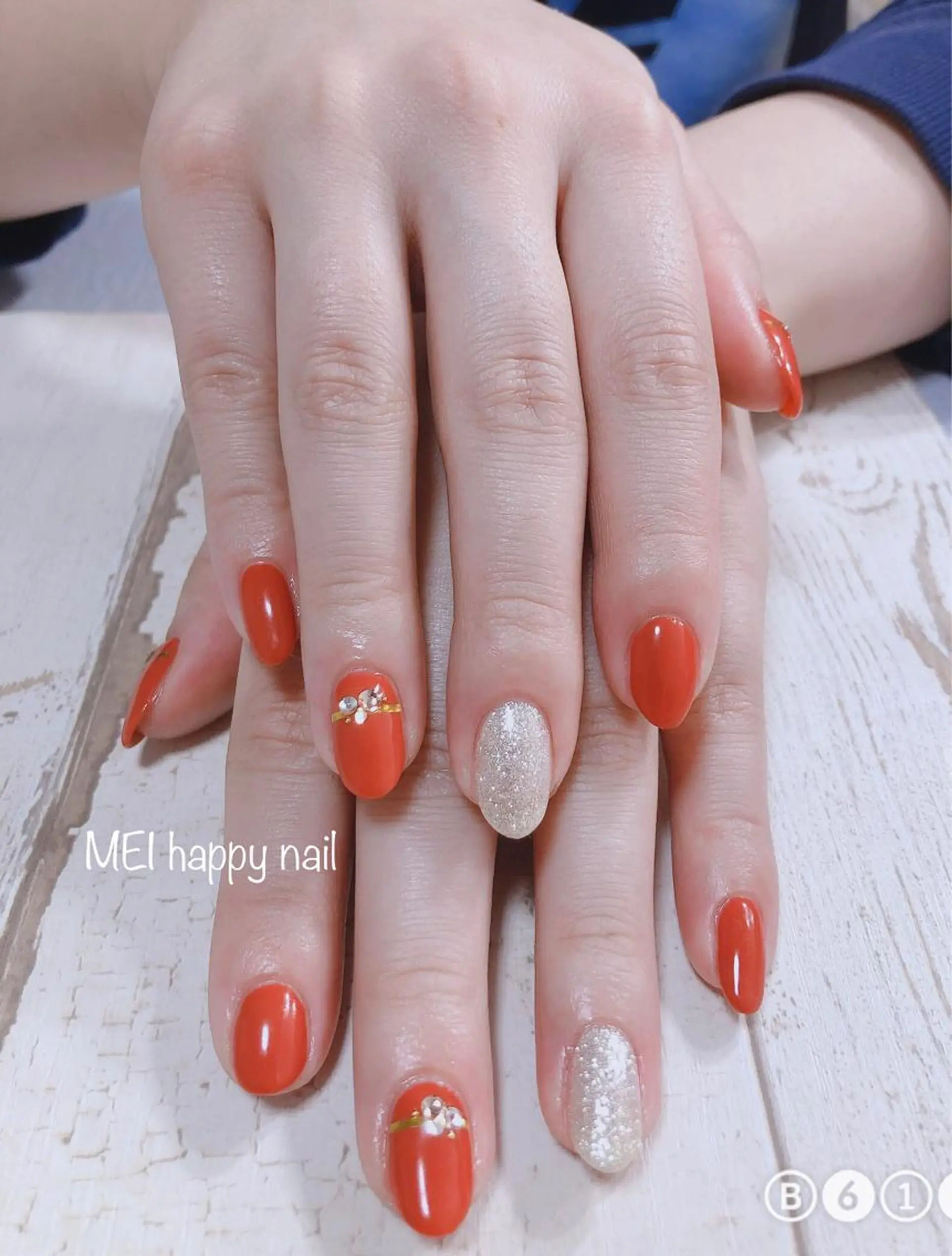 ネイル 北浦和 自爪育成ケアのネイルデザイン