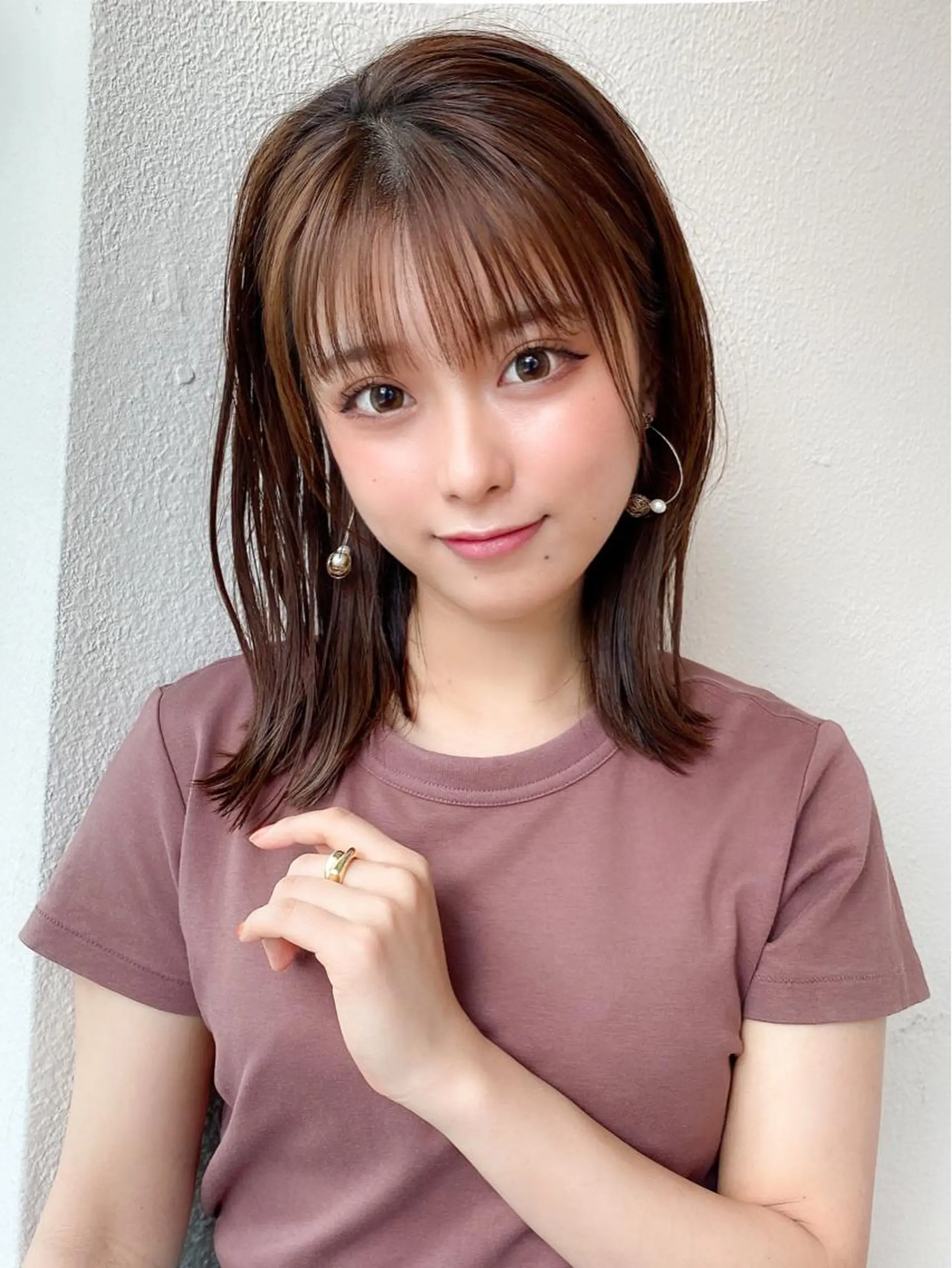 ミディアム カラー ☺︎ Naomiのヘアスタイル