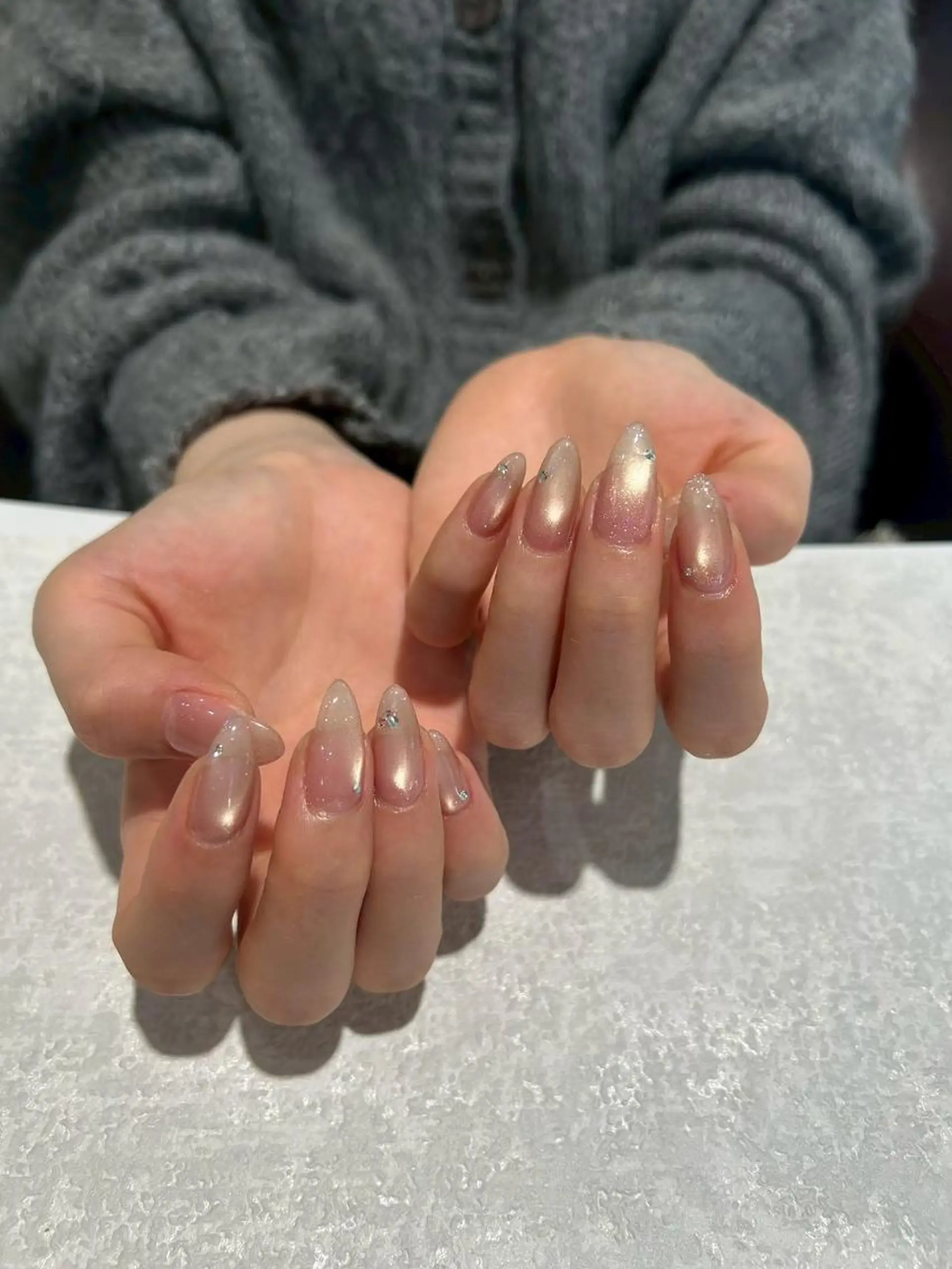 ネイル 桜ネイル ピンク 春ネイル ハンドネイル シンプルネイル KAYAのネイルデザイン