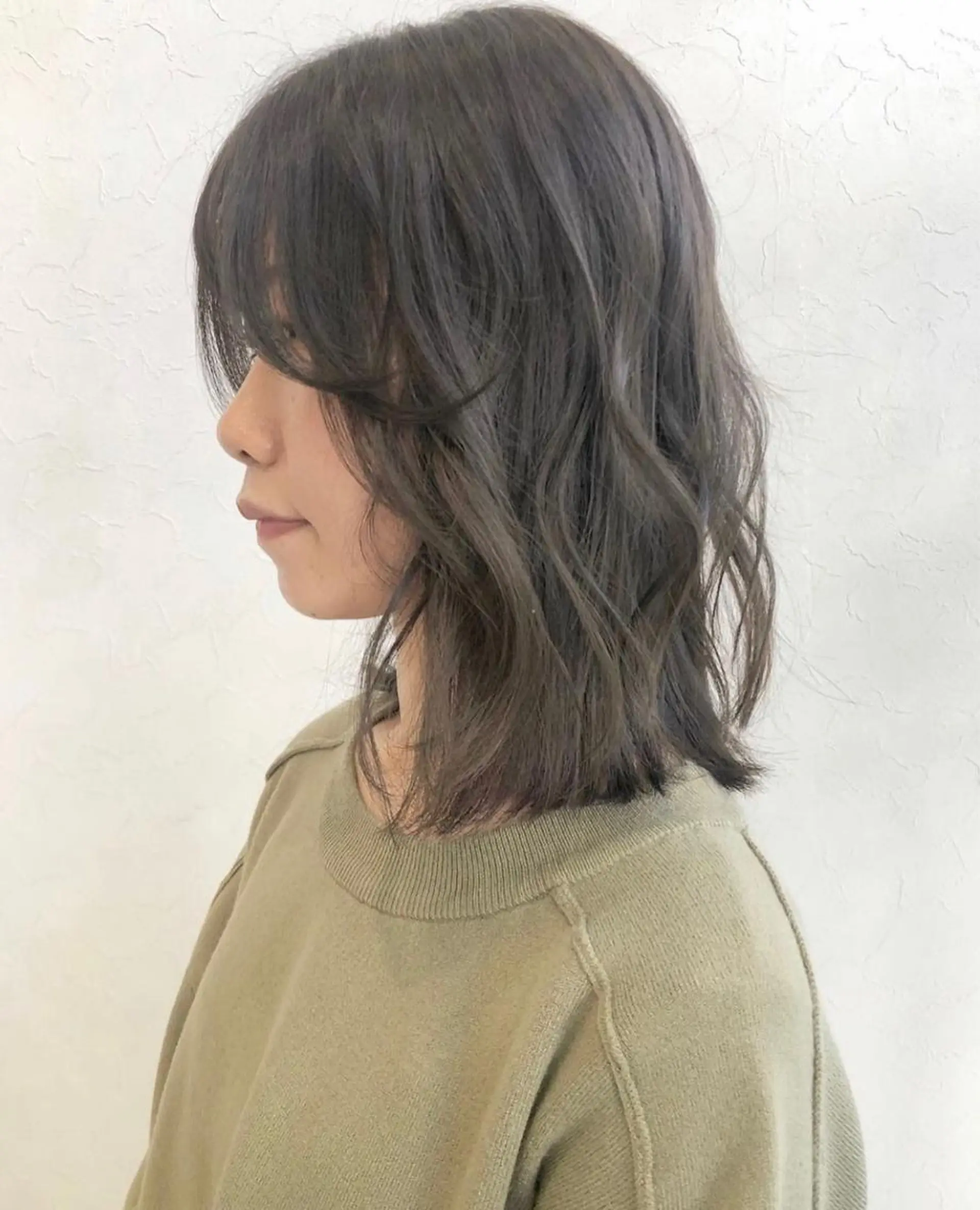セミロング カラー nakahara madokaのヘアスタイル