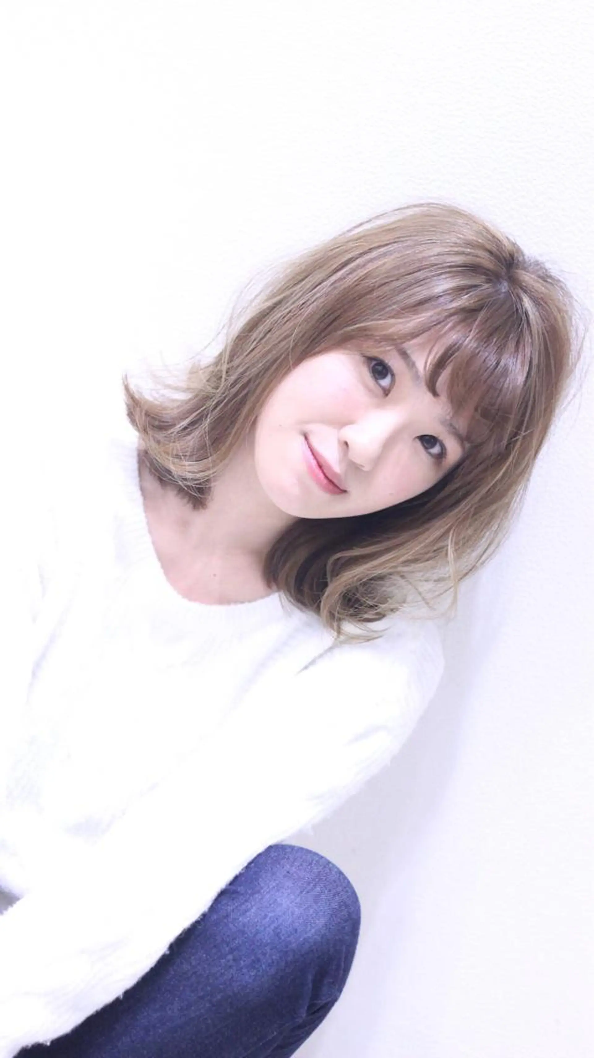 ミディアム 齋藤 彬のヘアスタイル