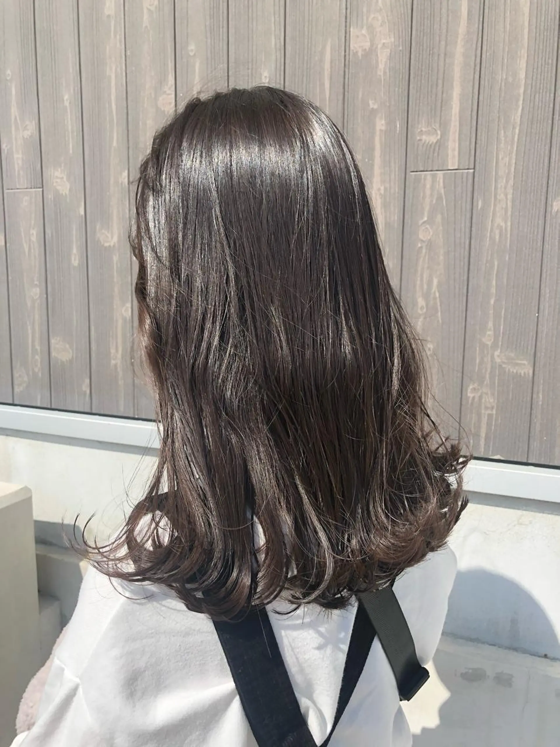 セミロング カラー ベージュカラー ブラウンカラー ブラウンベージュ 透明感カラー ヘアカラー トリートメント ヘッドスパ NAKAGAWA YUICHIのヘアスタイル