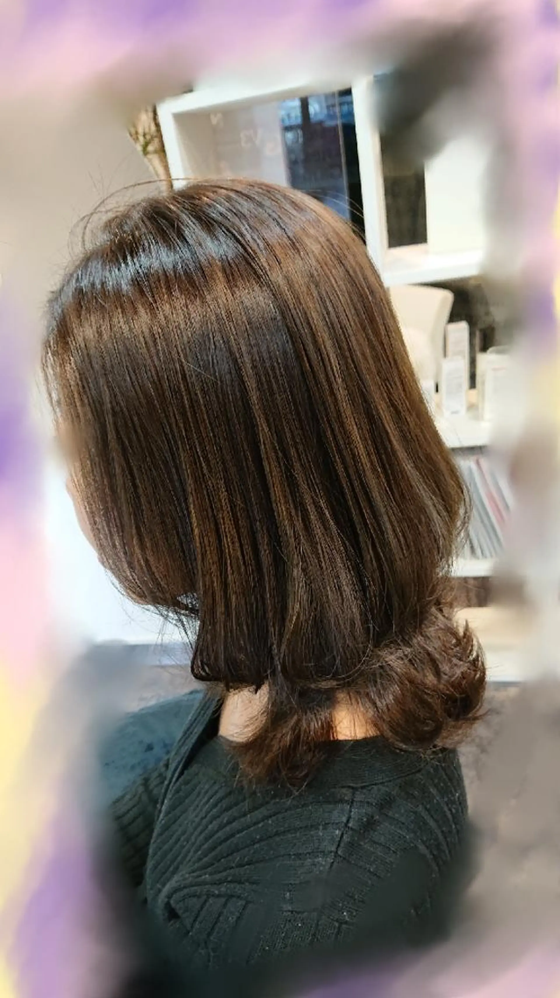 ミディアム くびれヘア くびれレイヤー レイヤーカット カット ヘアカラー トリートメント 松浦 美和【miwa】のヘアスタイル