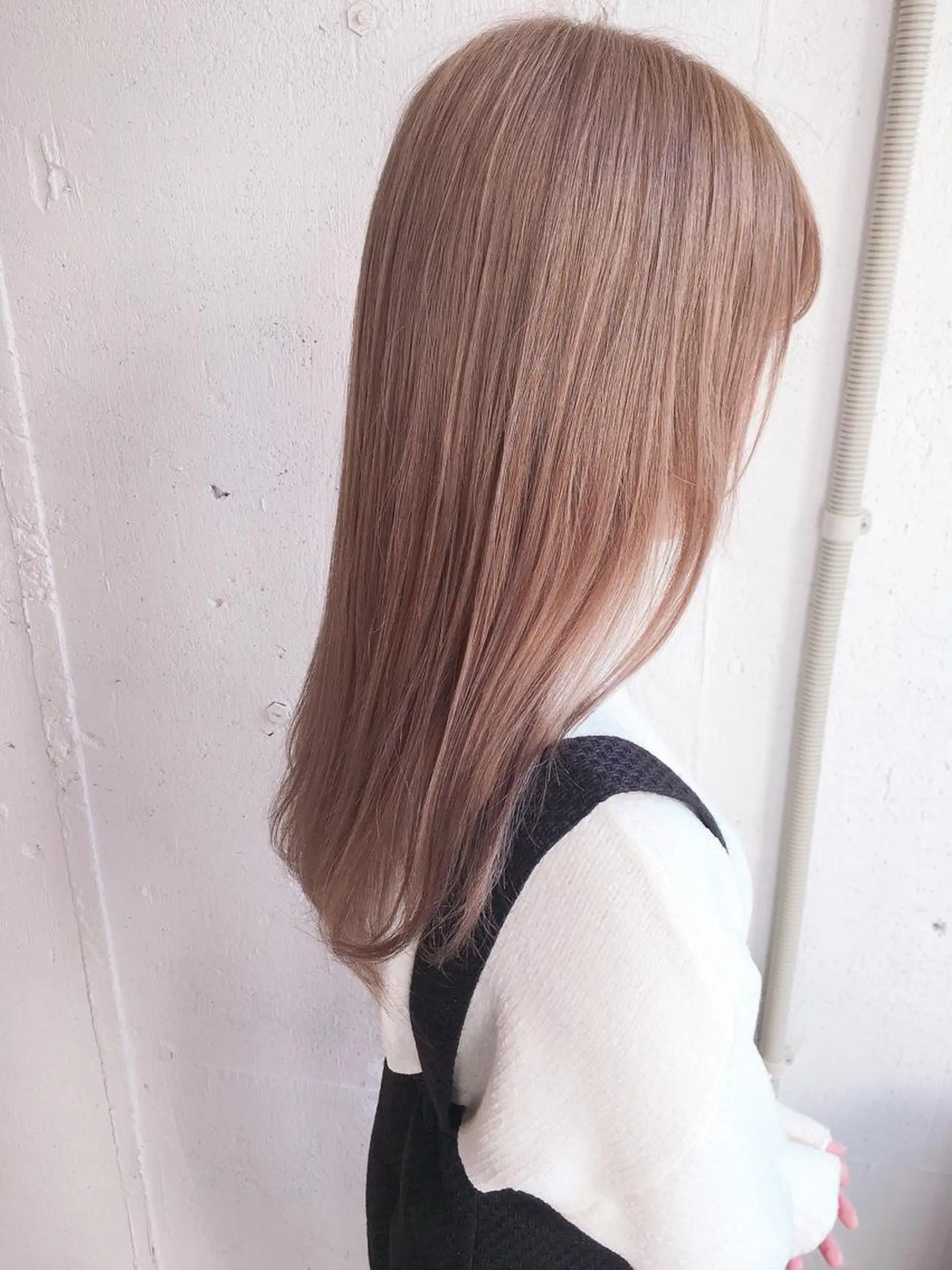 ミディアム カラー ブリーチ ケアブリーチ カット ヘアカラー トリートメント Fuuu《フゥ》所属・シノザキ/薬院/ボブ /ショート/髪質改善のヘアスタイル