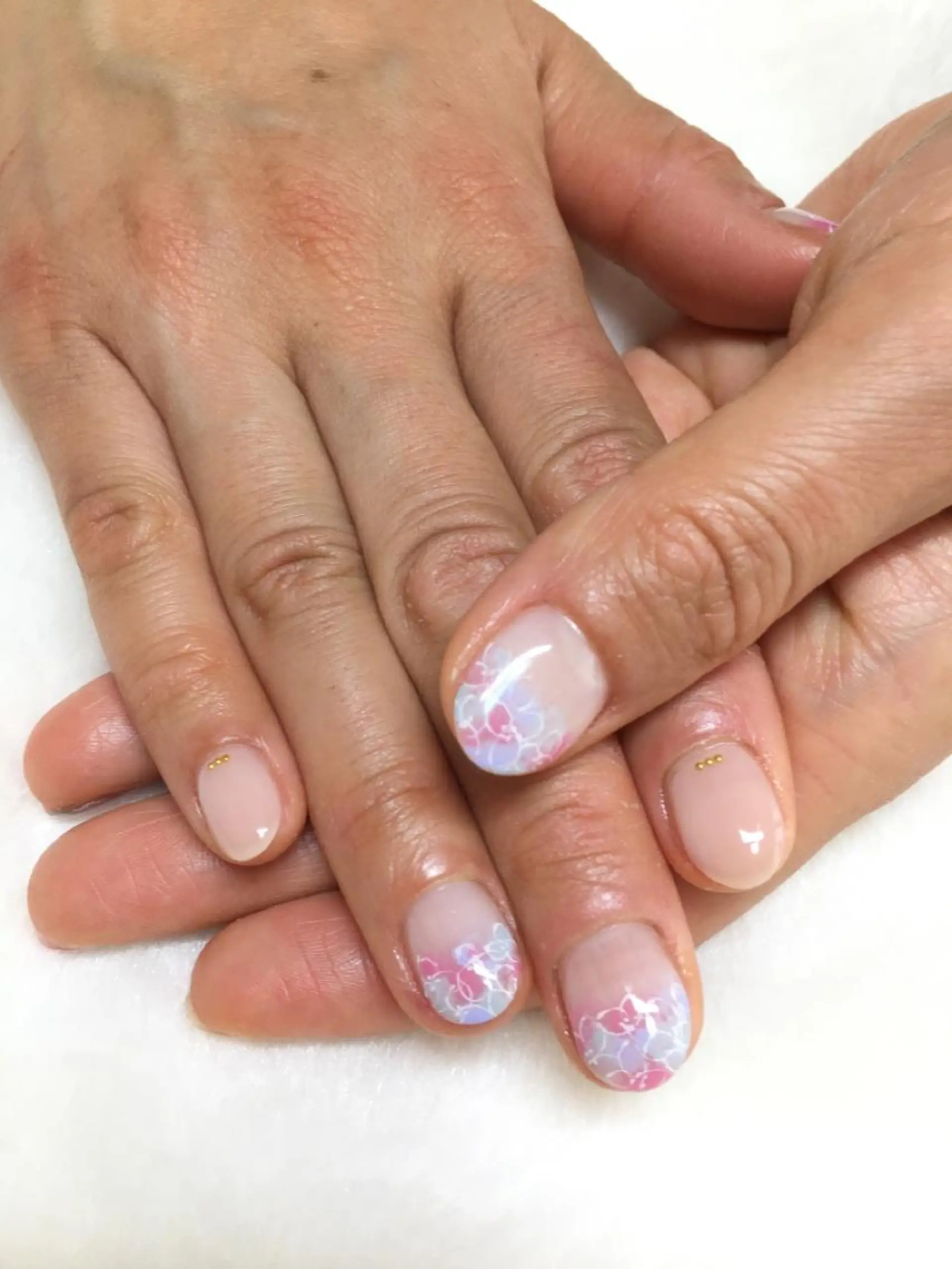 ネイル アートネイル フラワーネイル ニュアンスネイル ハンドネイル kipinail 川﨑えりかのネイルデザイン