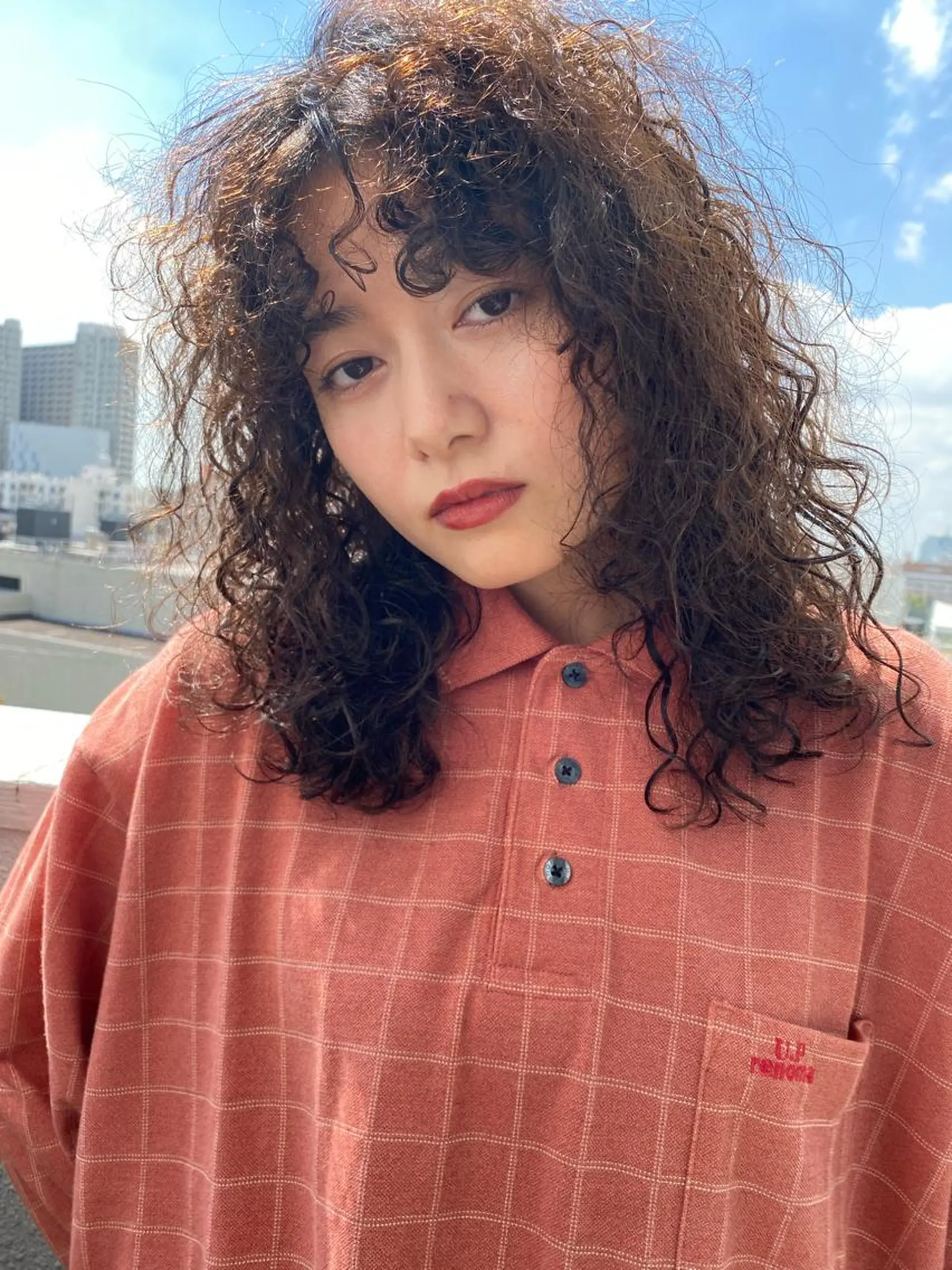 ミディアム 顔周り/ブリーチなし /縮毛矯正🫧伊勢のヘアスタイル