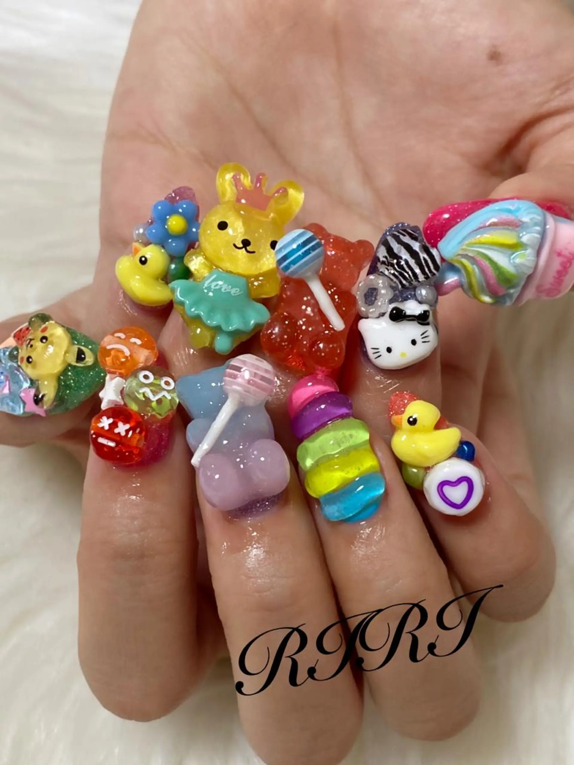 ネイル ハンドネイル riri オーナーのネイルデザイン