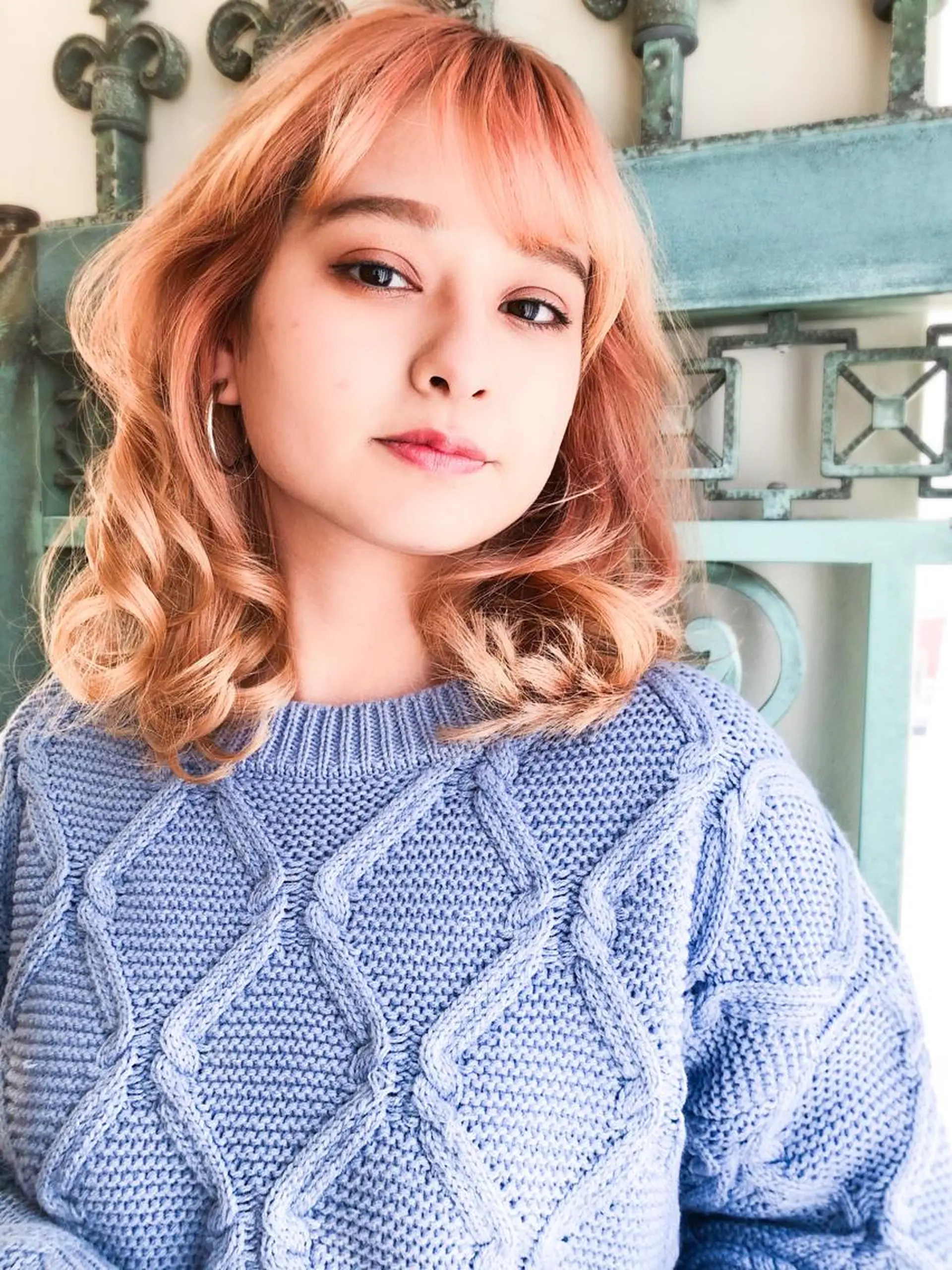 ミディアム カラー パーマ ヘアアレンジ メンズ 表参道Lise おおいしおりのヘアスタイル