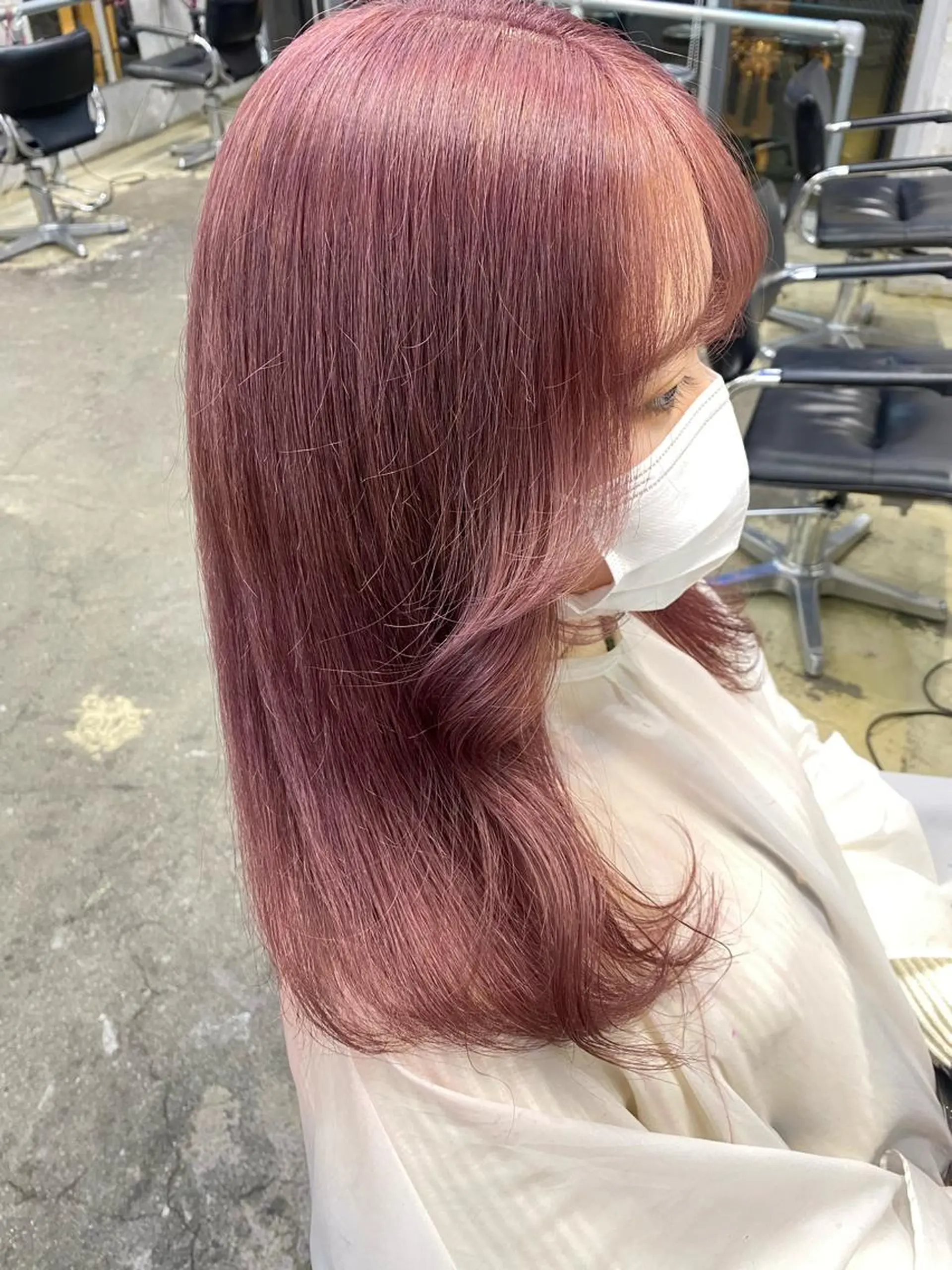 ロング カラー アイブロウ 💗💗韓国レイヤー yu-ki💗💗のヘアスタイル