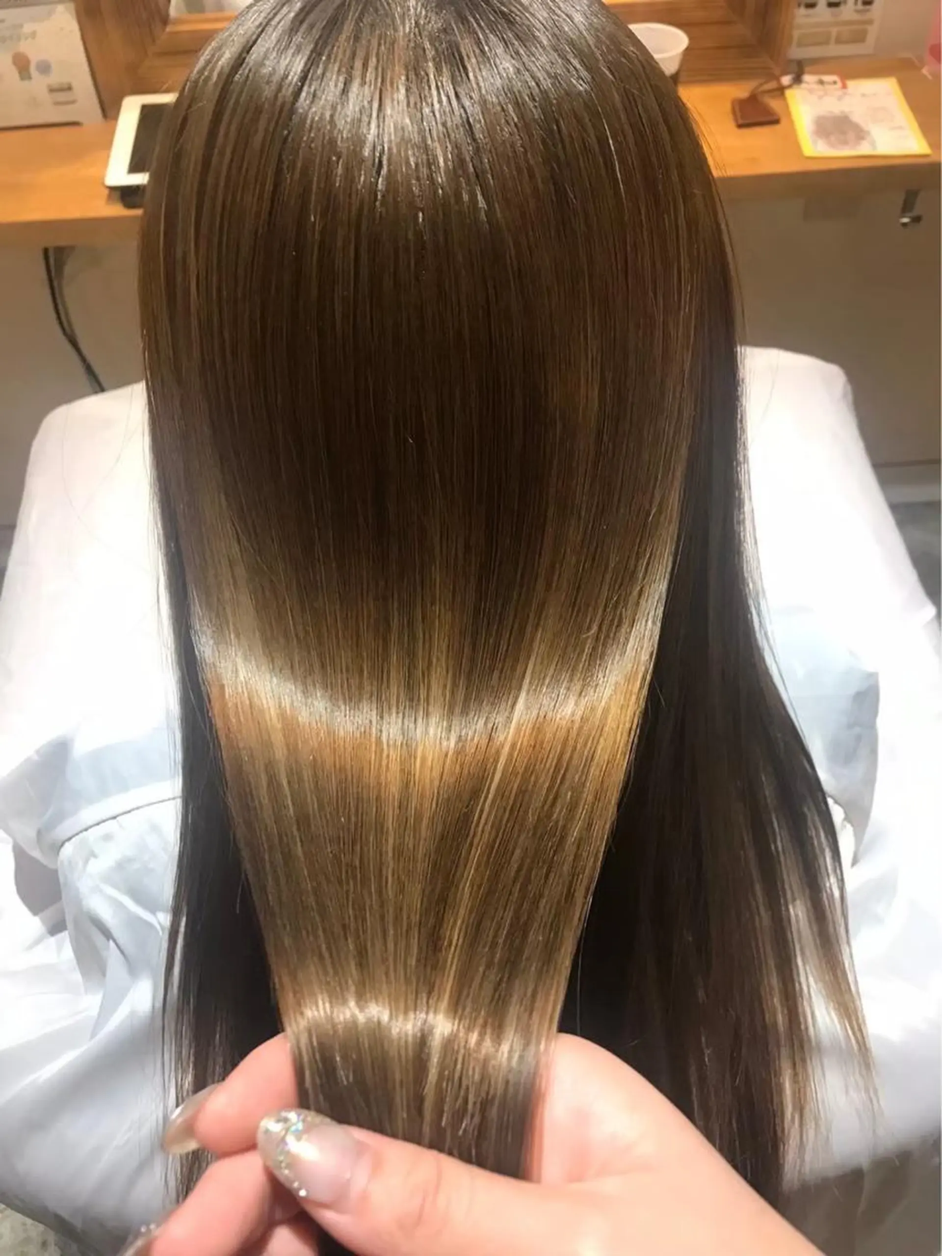 ロング カラー ヘアカラー トリートメント ヘッドスパ 髪質改善 /絹髪🫧ゆたかのヘアスタイル