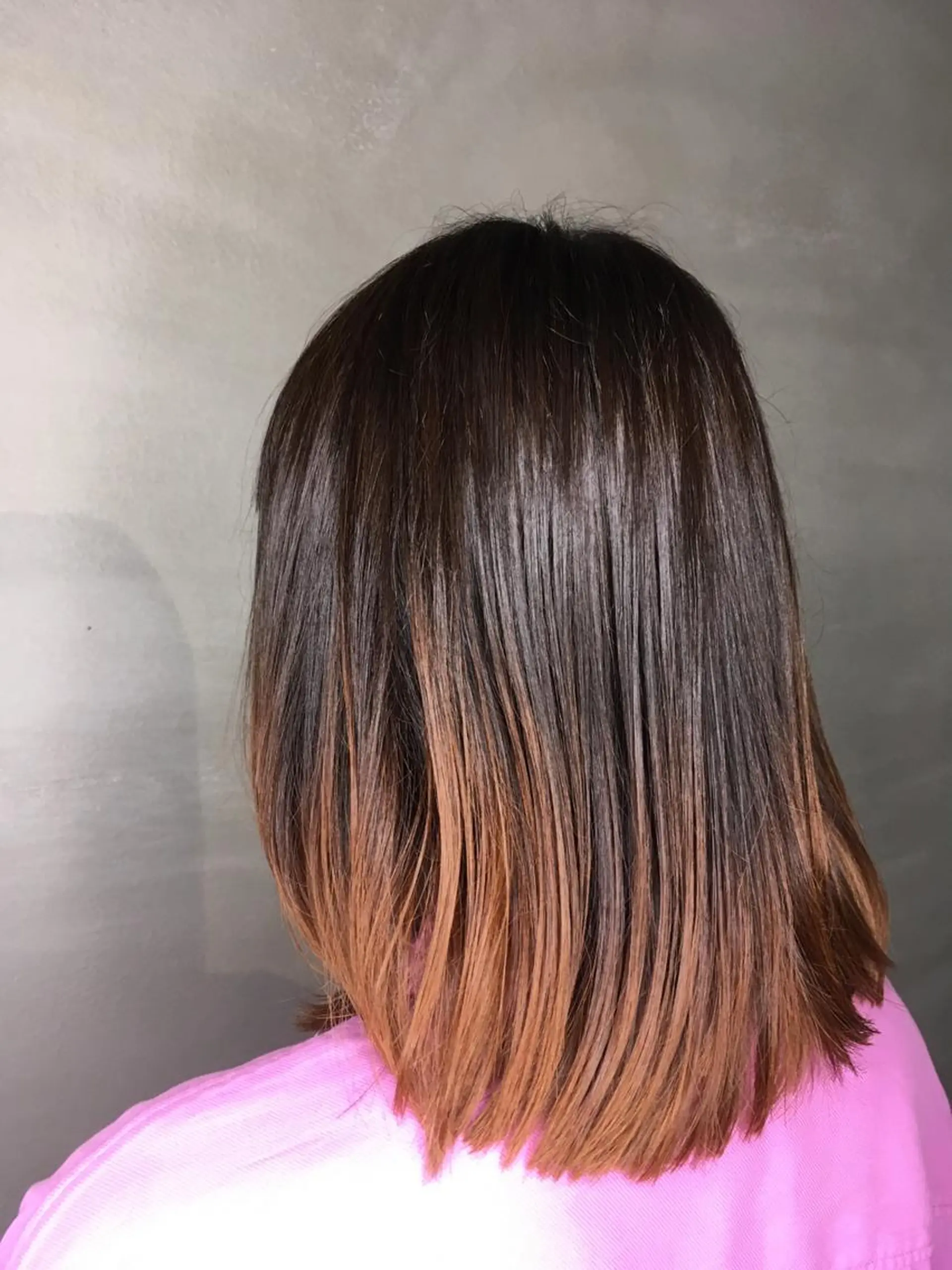 ミディアム カラー くまがい みゆ【edge.】のヘアスタイル