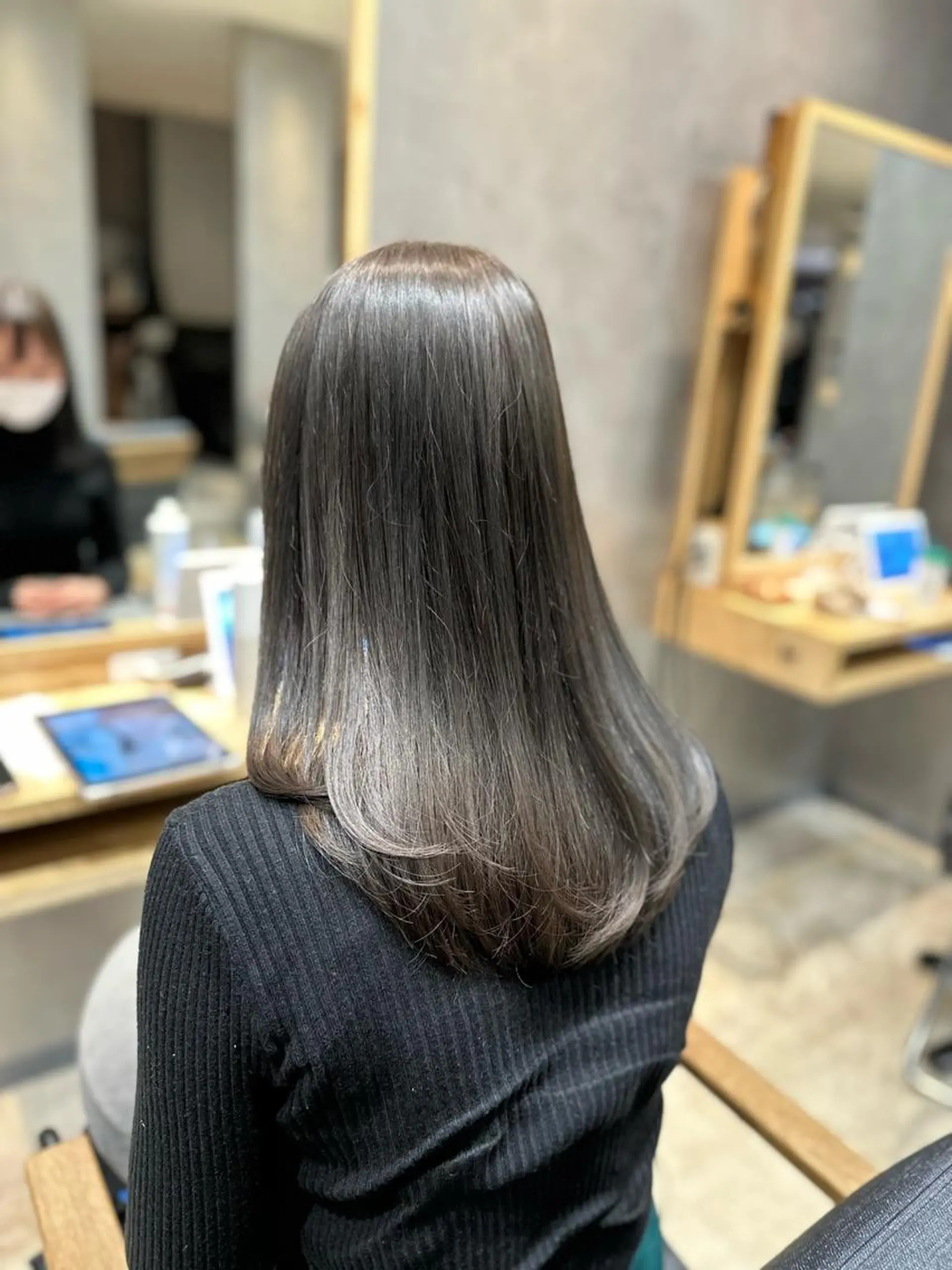 ロング 縮毛矯正 DAICHI inity心斎橋のヘアスタイル