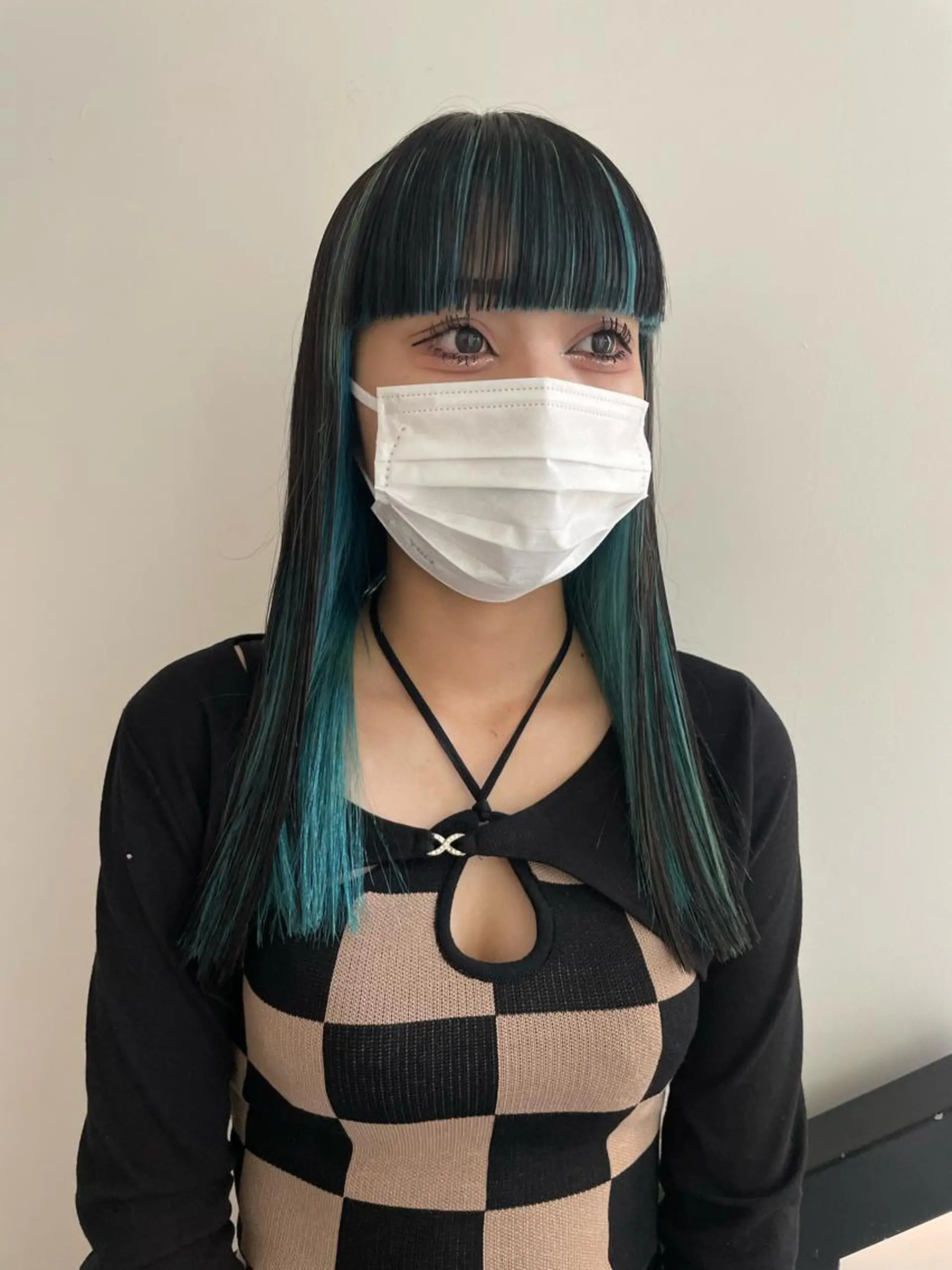 ロング カラー インナーカラー カット hair&nail ☯️アイリ☯️のネイルデザイン