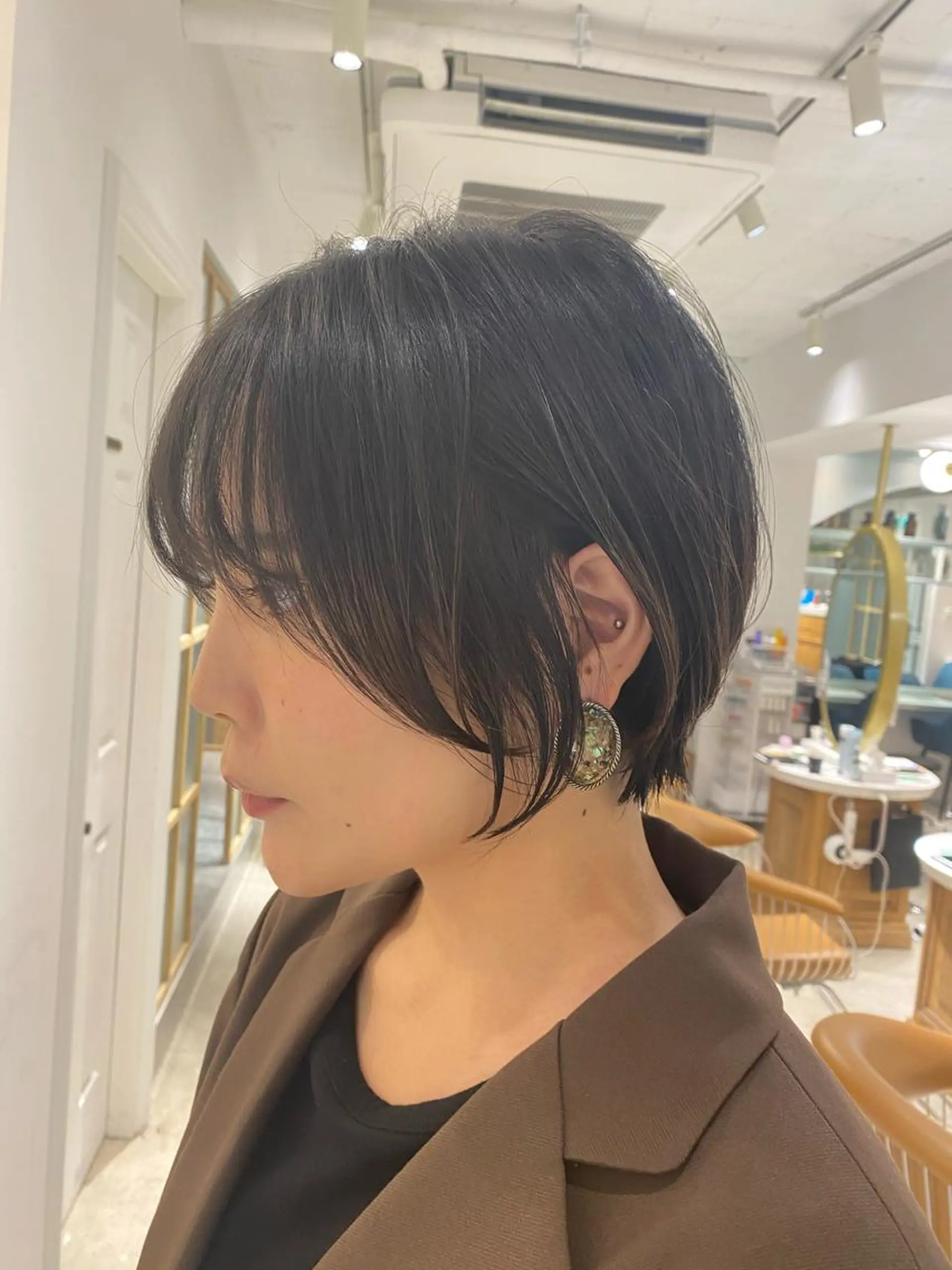ショート 髪質改善レイヤー/ ボブたんの翔太のヘアスタイル