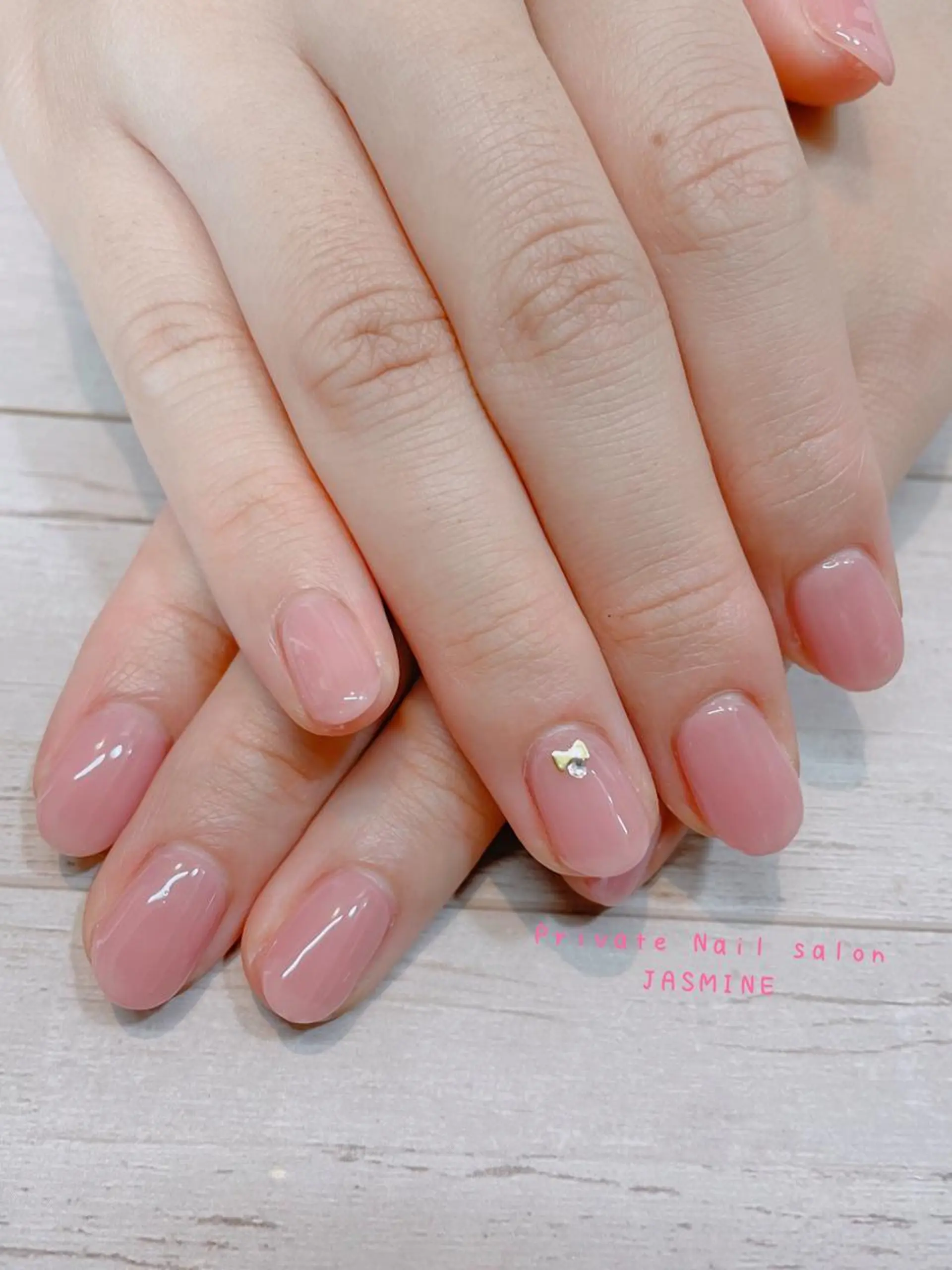 ネイル ワンカラーネイル シンプルネイル ハンドネイル Nail salon JASMINEのネイルデザイン