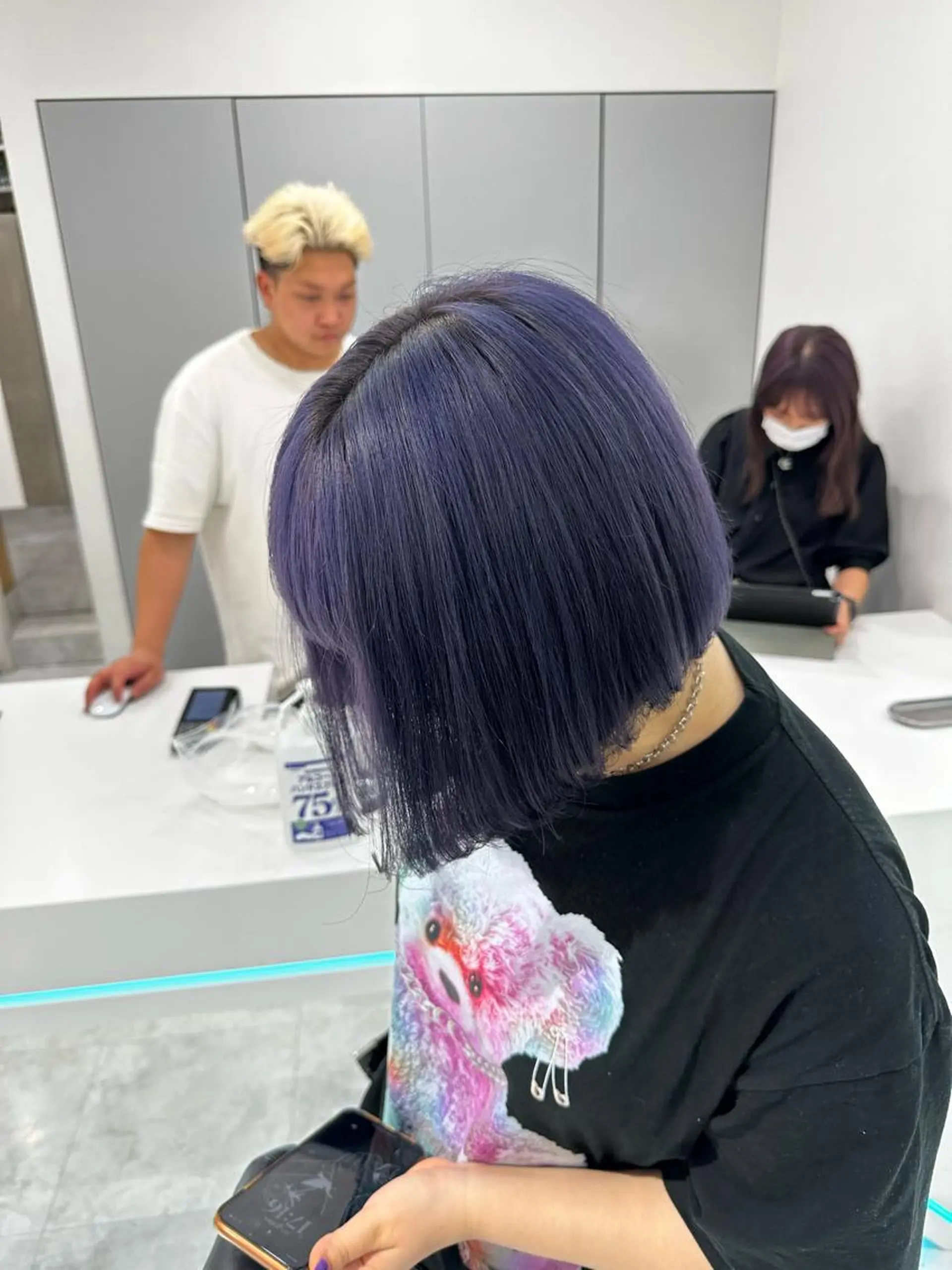 ミディアム ヘアカラー トリートメント ヘッドスパ ヘアセット ♡上品韓国髪♡ブラ ウン/SAYATOのヘアスタイル