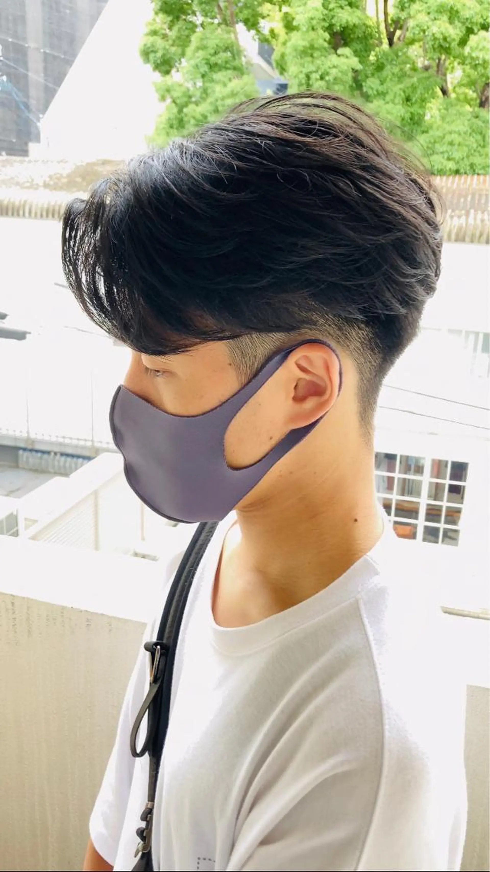 ショート メンズ センターパート カット 完全個室マンツーマン メンズサロン草野貴樹のヘアスタイル