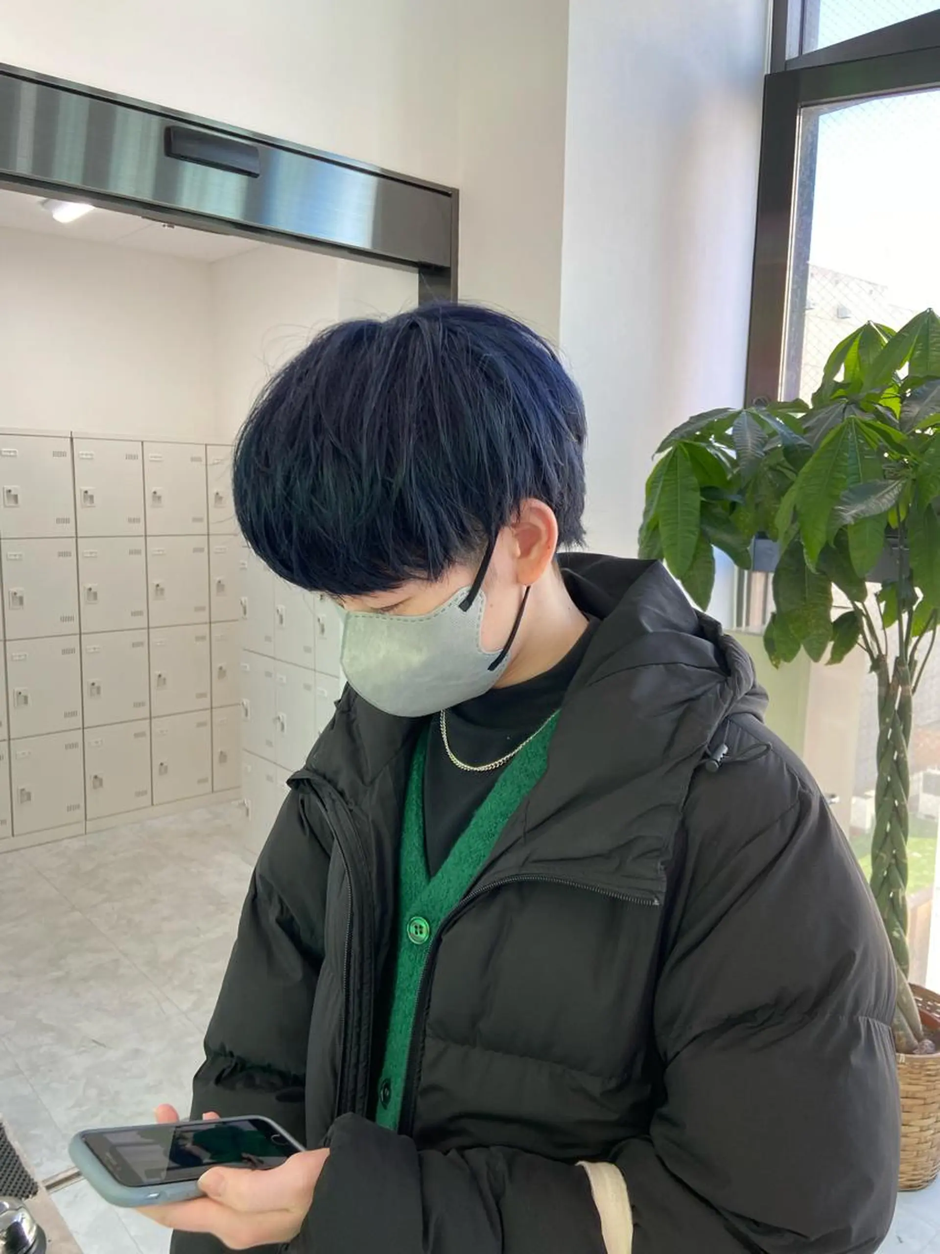 カラー ヘアアレンジ メンズ レイヤー×透明感カラ ーHAYATOのヘアスタイル