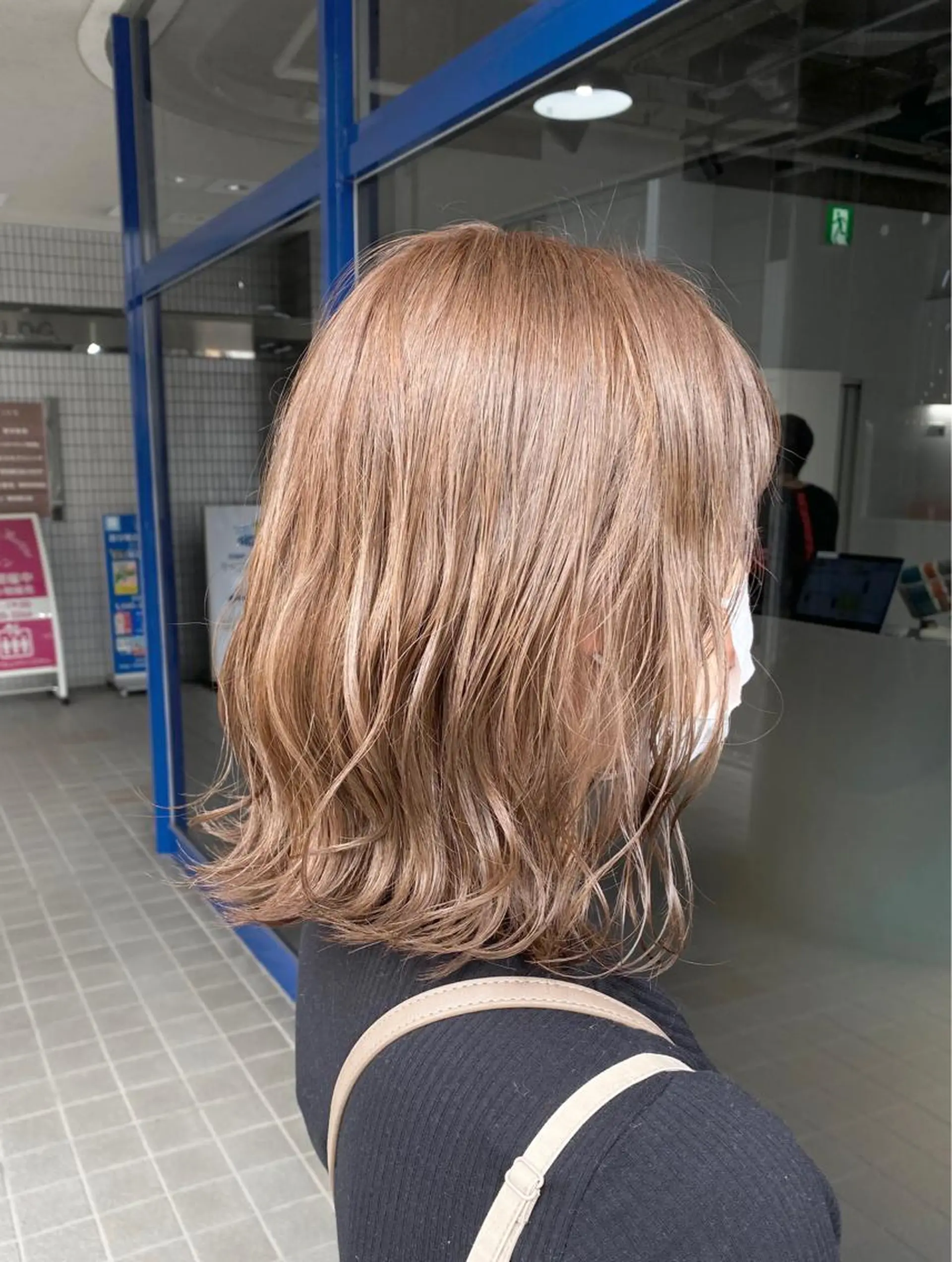 セミロング カラー ヘアアレンジ 横浜縮毛矯正 ☆渋谷良太のヘアスタイル