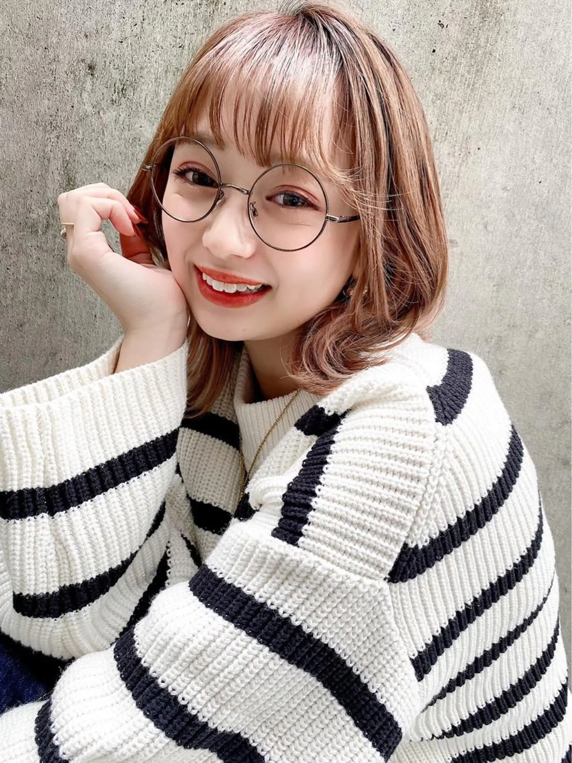 ミディアム カラー 豊中/メンズ特化 岡田 龍之介のヘアスタイル