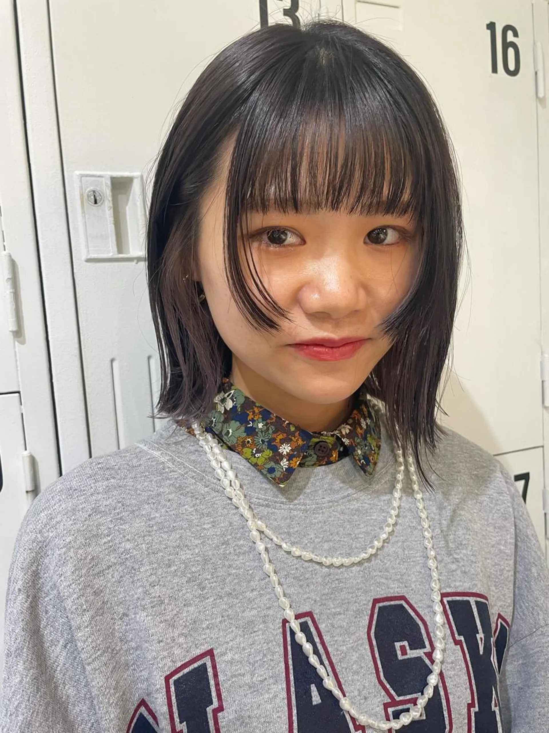 ミディアム カラー インナーカラー ボブ ウルフ/似合わせ レイヤー/RIHOのヘアスタイル