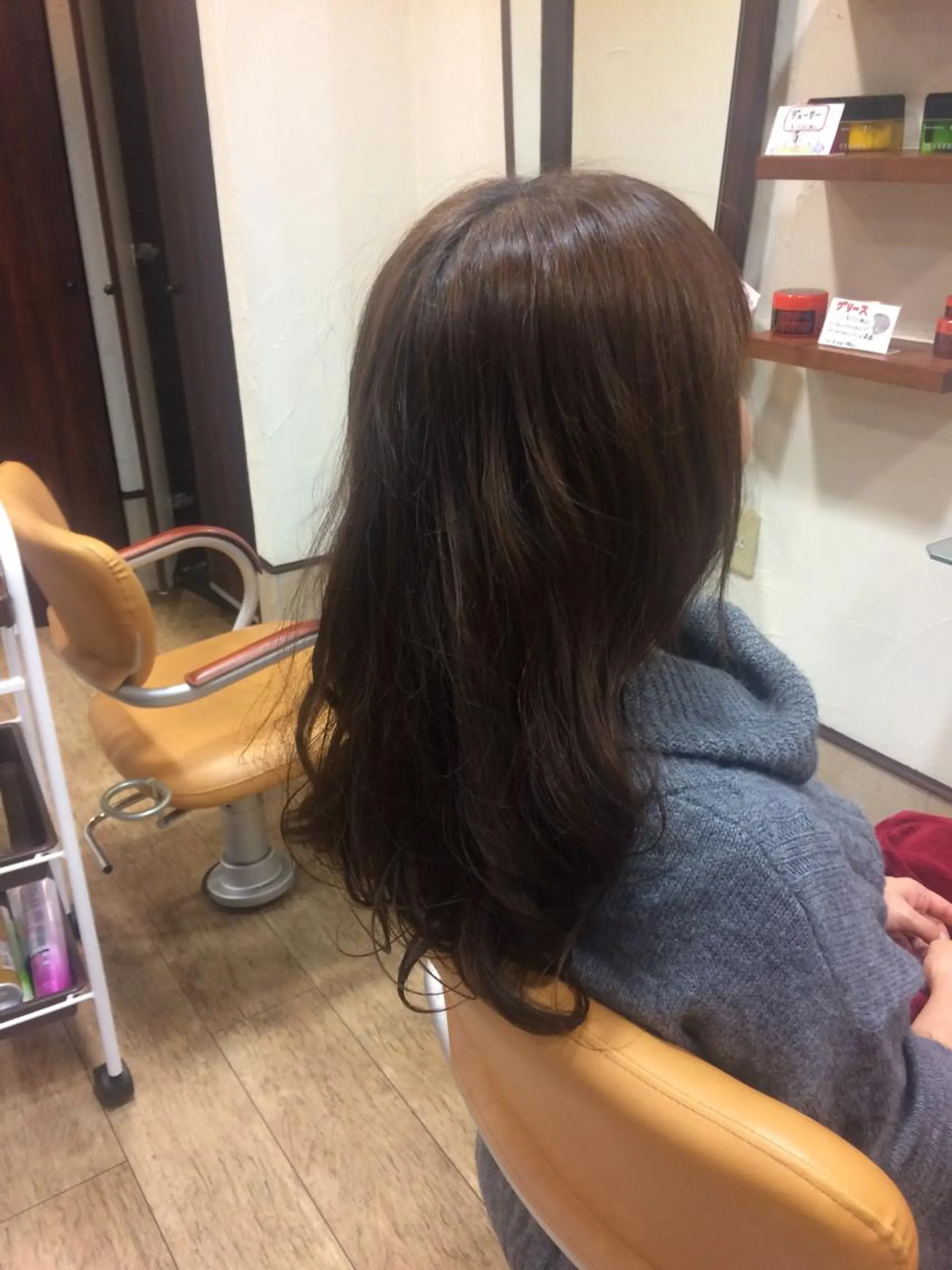 ロング パーマ デジタルパーマ サプリームヘア 飯田みち瑠のヘアスタイル