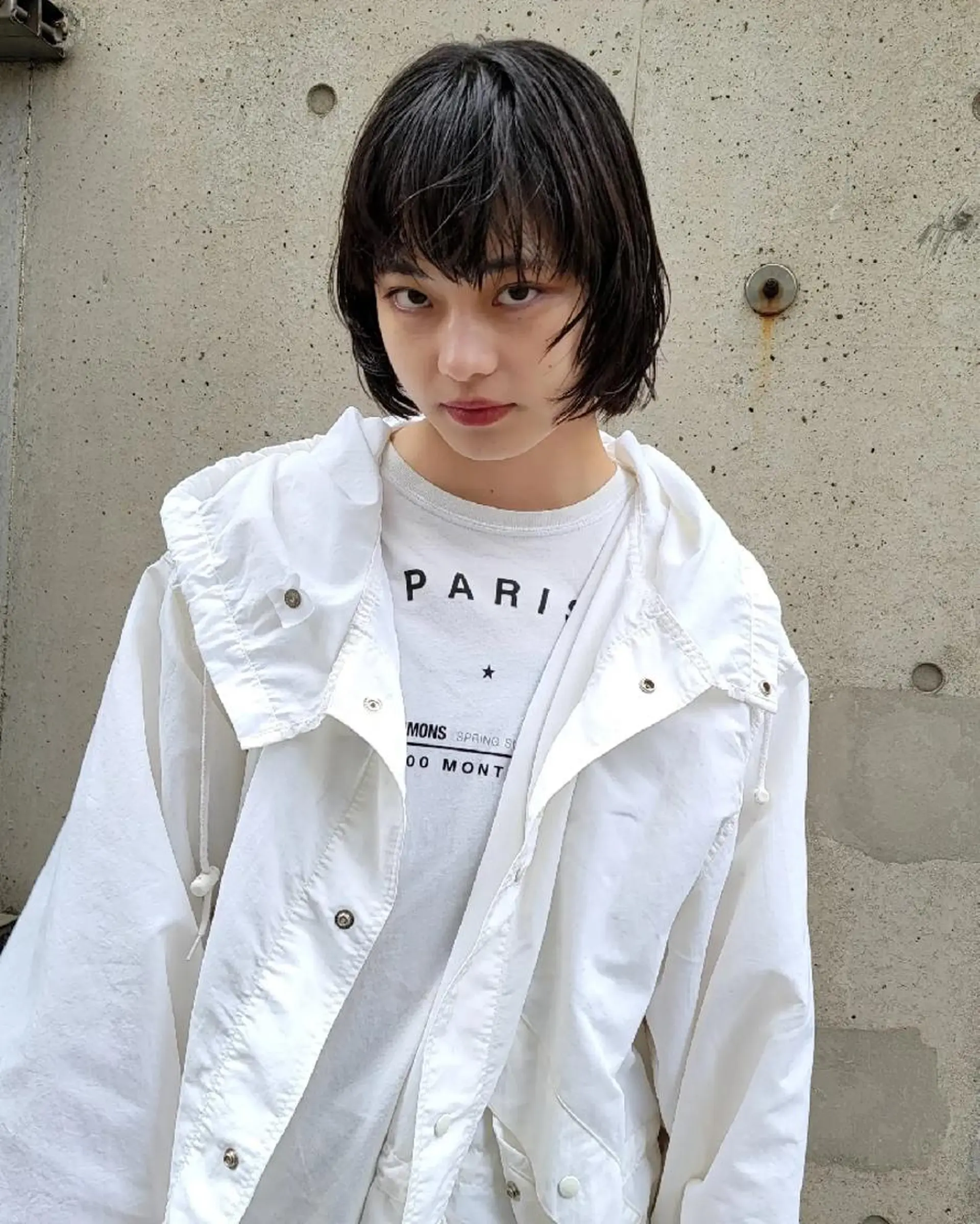 パーマ ミディアム ミディアムパーマ ボブ ウルフカット OMA　 カタギシのヘアスタイル