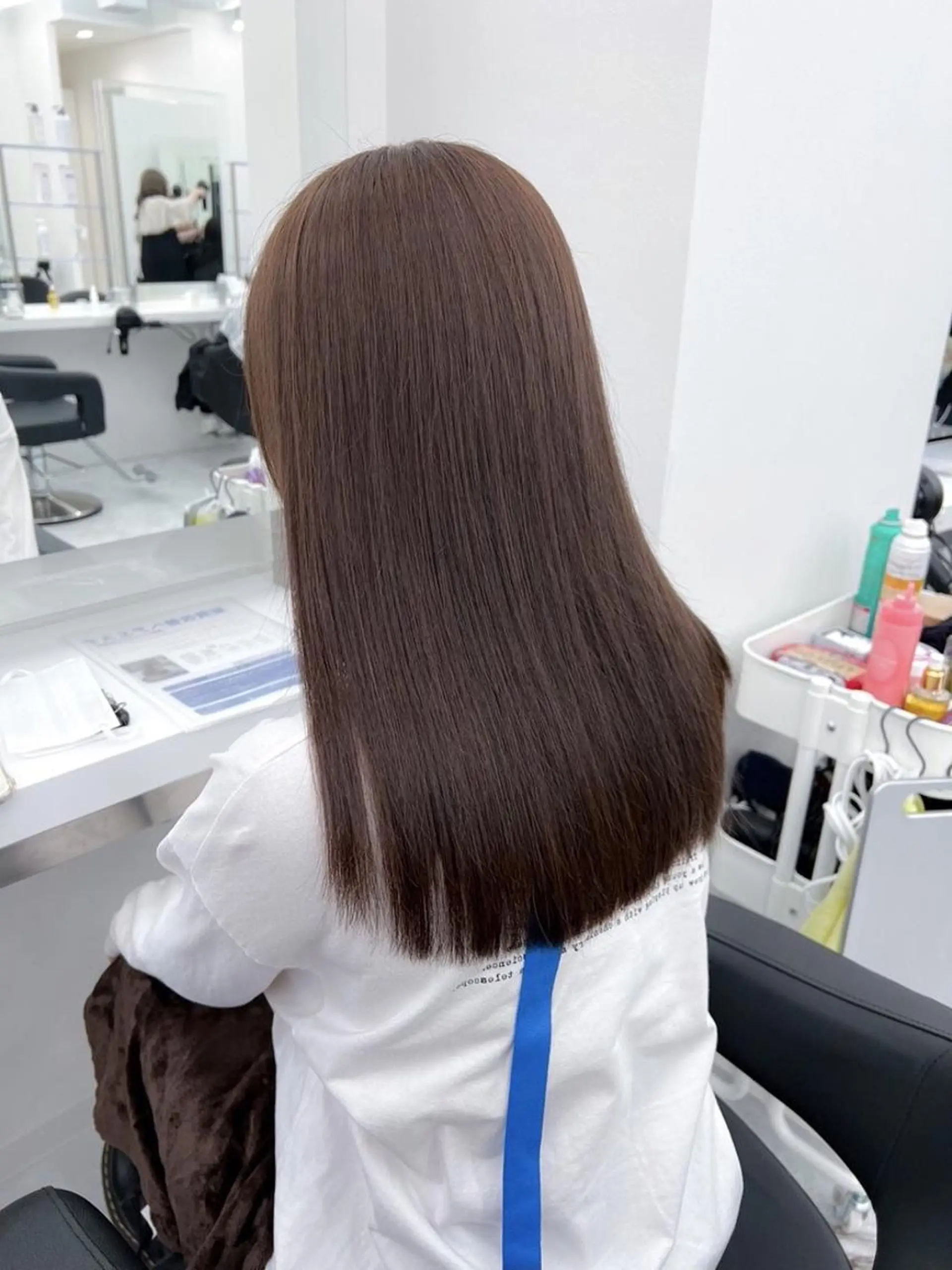 カラー カット ヘアカラー 大人っぽ韓国ヘア🤍 yuma🐈‍⬛のヘアスタイル