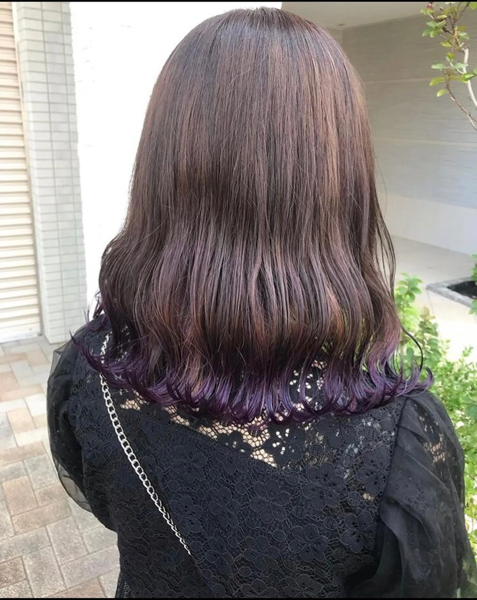 セミロング カラー 髪質改善/ ツヤ髪カラー/高井のヘアスタイル