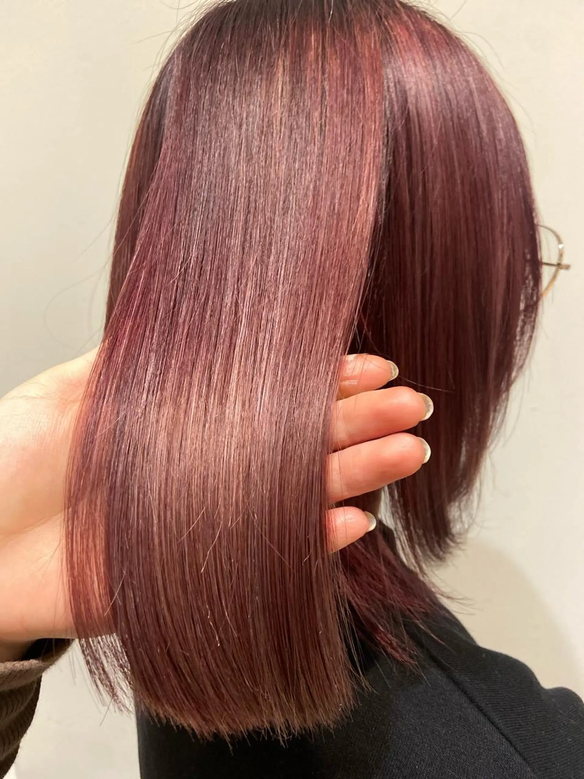 ミディアム カラー ダブルカラー ピンクカラー ヘアカラー サロンドブーケ所属・河合 紗紀のエステ・リラクイメージ