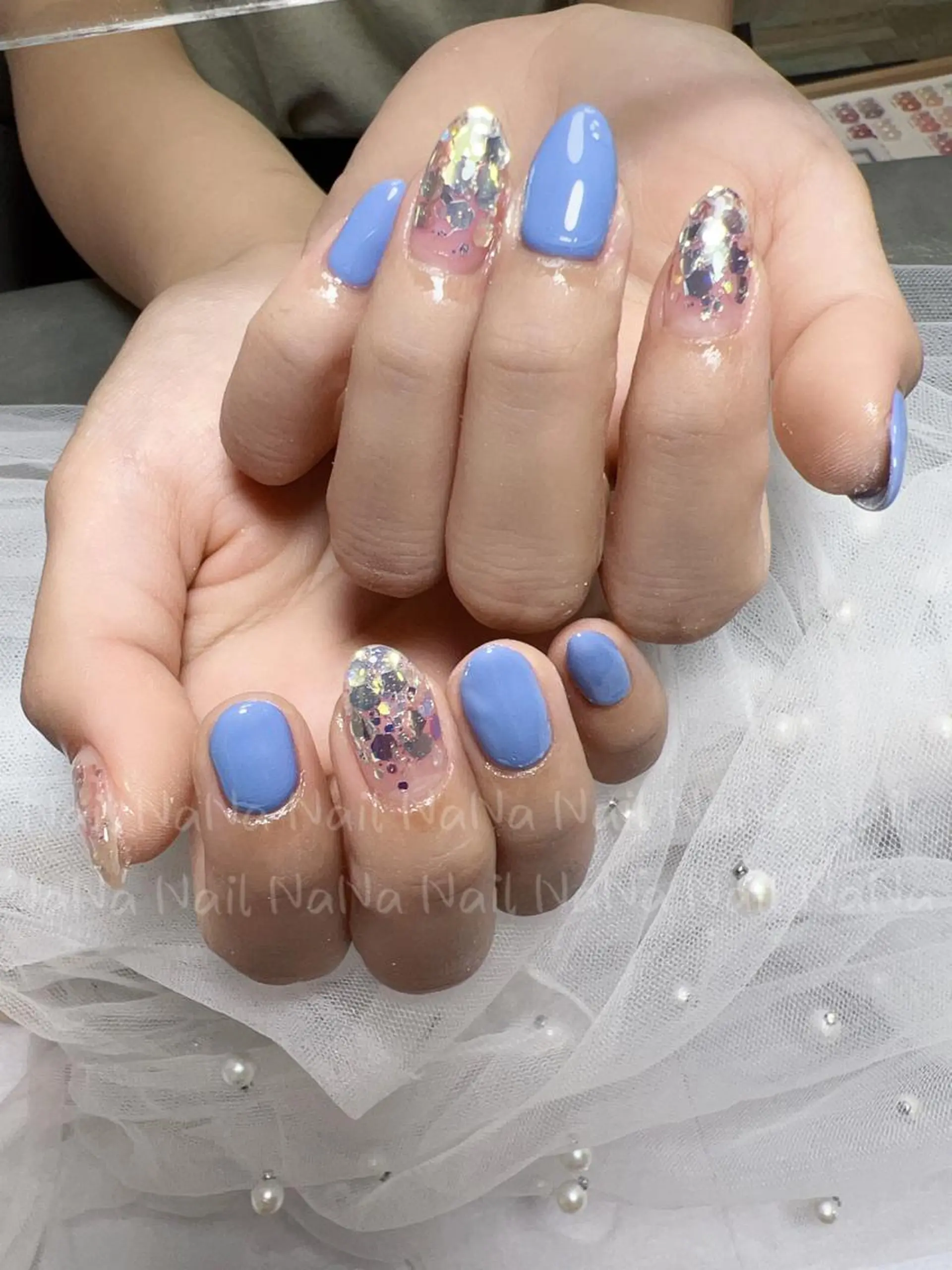 ショート カラー ネイル ハンドネイル Nail NaNaのネイルデザイン