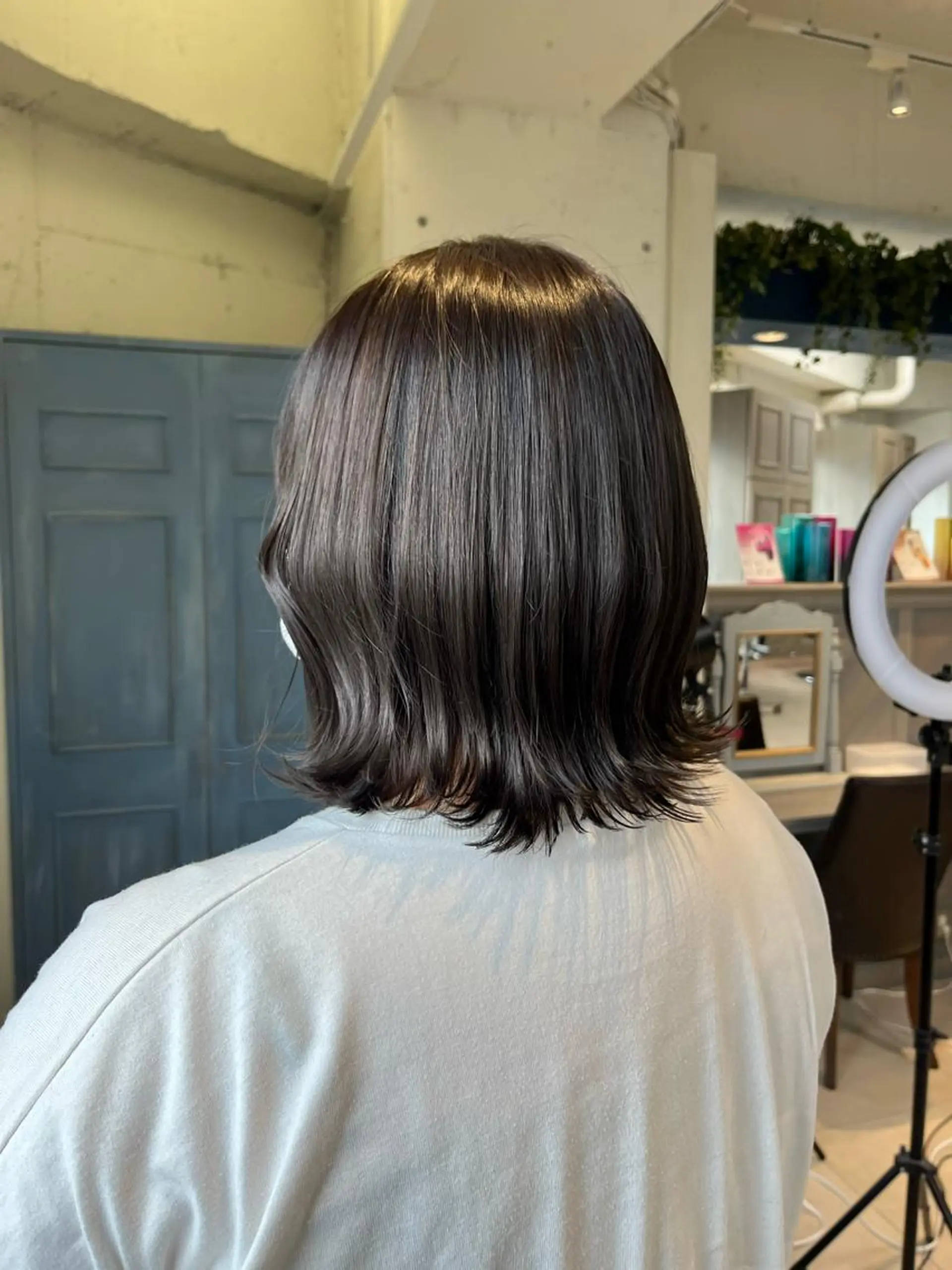 ショート カラー グレージュ Froom🌻 村上夏菜のネイルデザイン