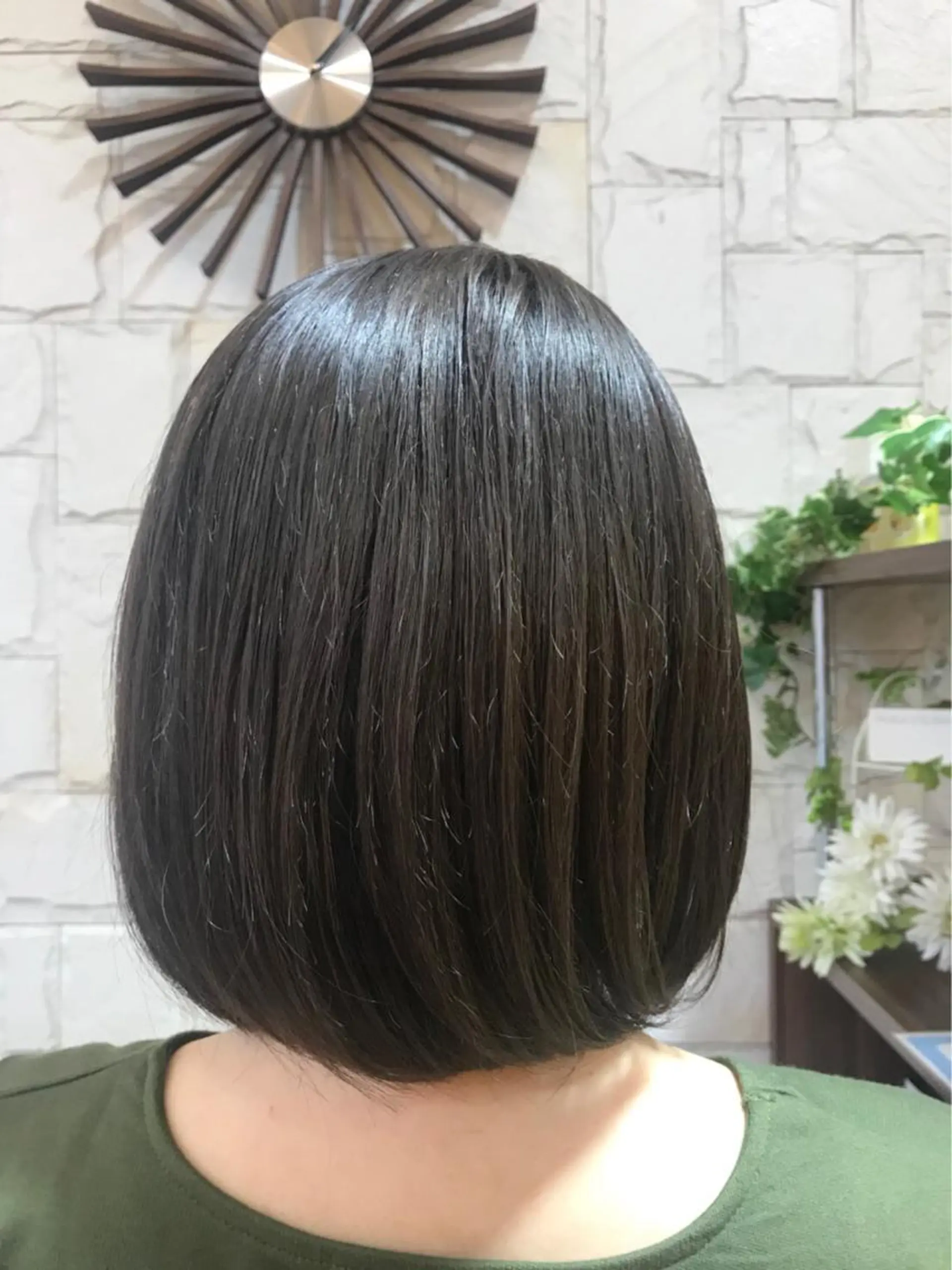 ショート カラー 透明感カラー グレージュ ✨🌿大人可愛い愛さ れhair🌿✨松本のヘアスタイル