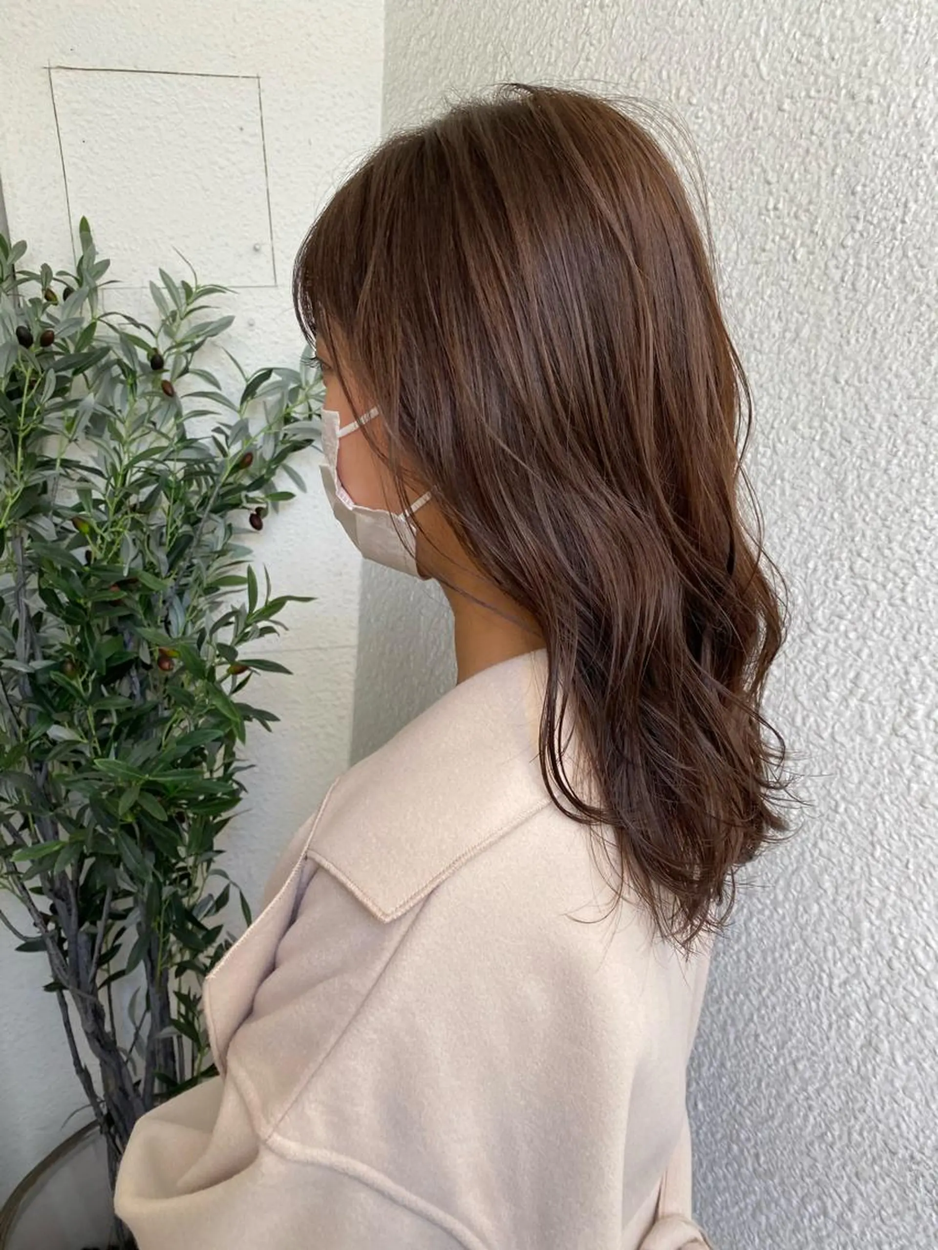 ロング アッシュ ヘアカラー 小顔ショート/ボブ/ 川口京佑のヘアスタイル